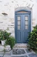 BLÅ DØR: Kan en blå dør passe ditt hus?