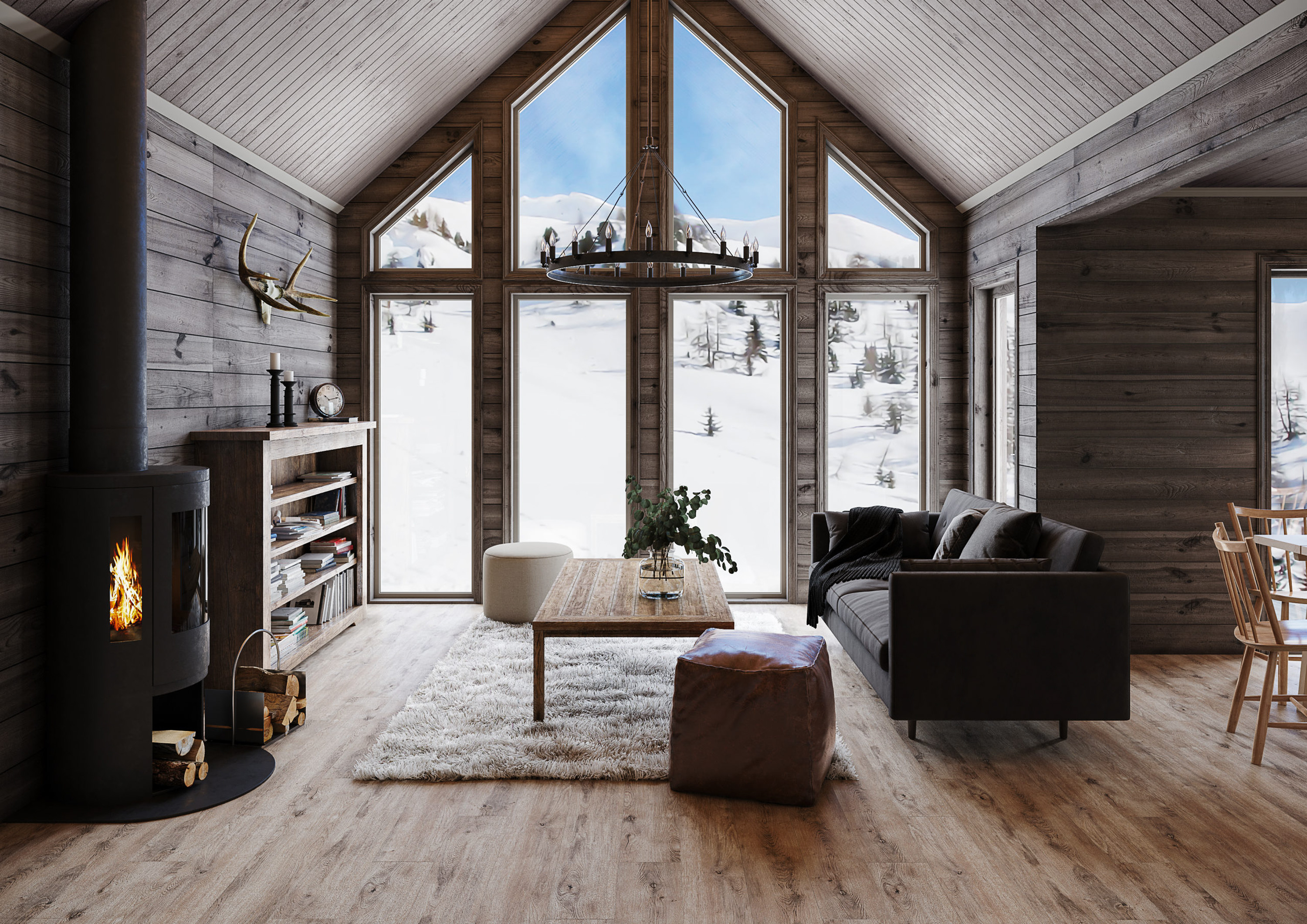 Velg riktig gulv på hytta – på fjellet, i skogen ved sjøen