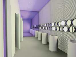 Toalettløsninger i offentlige miljø - til restauranter og hoteller. Det er trendy og nyskapende. (Simas)