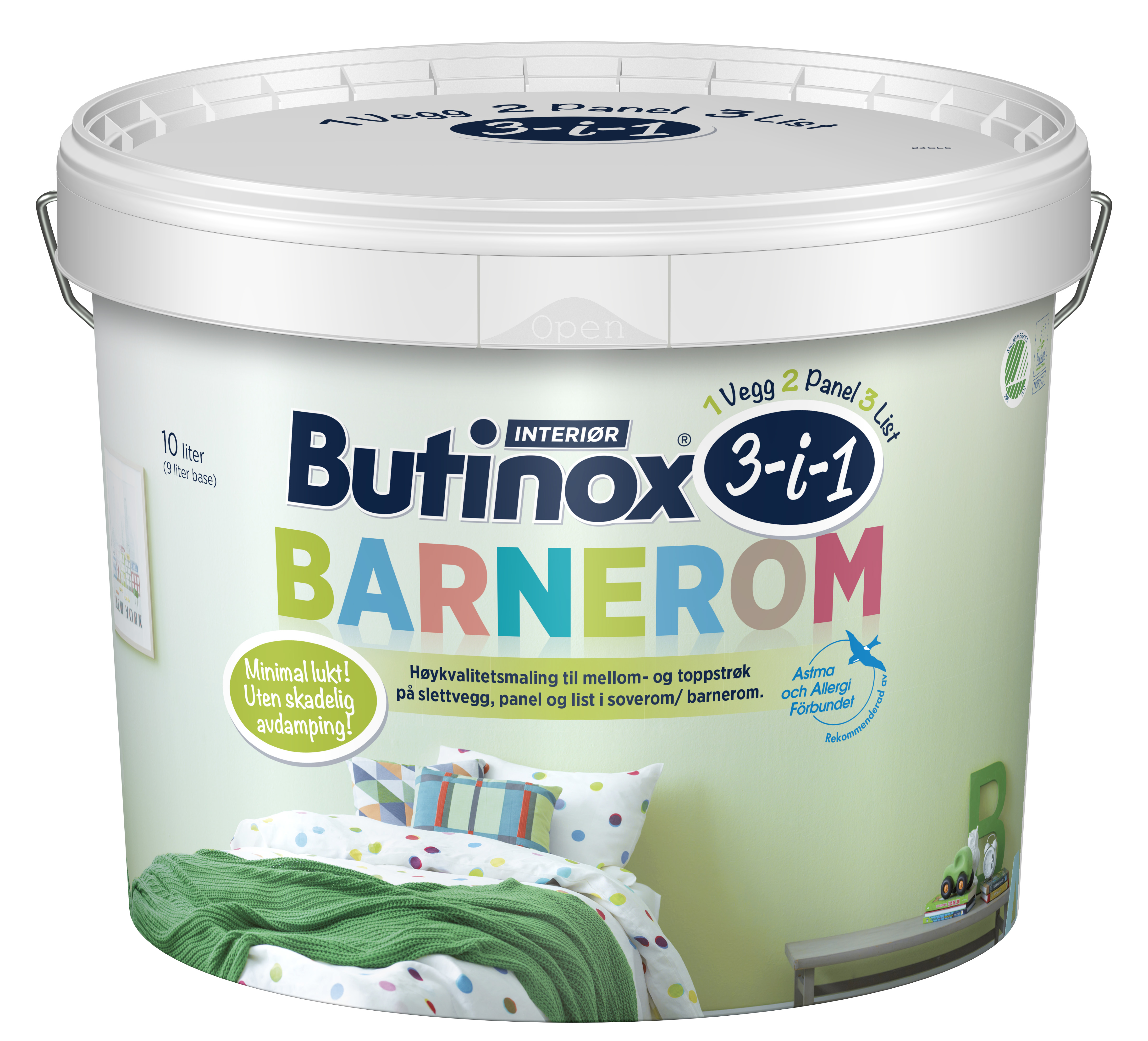 Spannene er merket med rom, for å gjøre det enkelt for oppusserne.