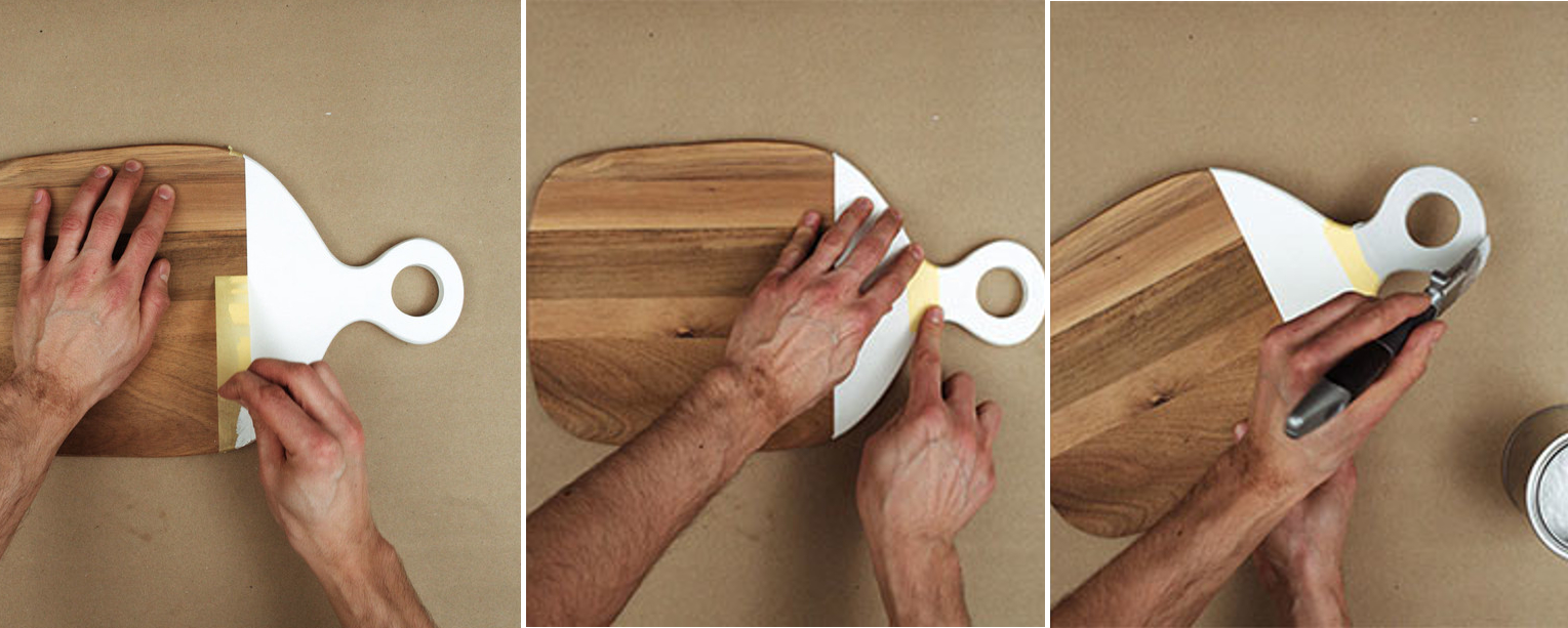 TO STRØK: Hvis du vil, kan du male i to ulike farger.