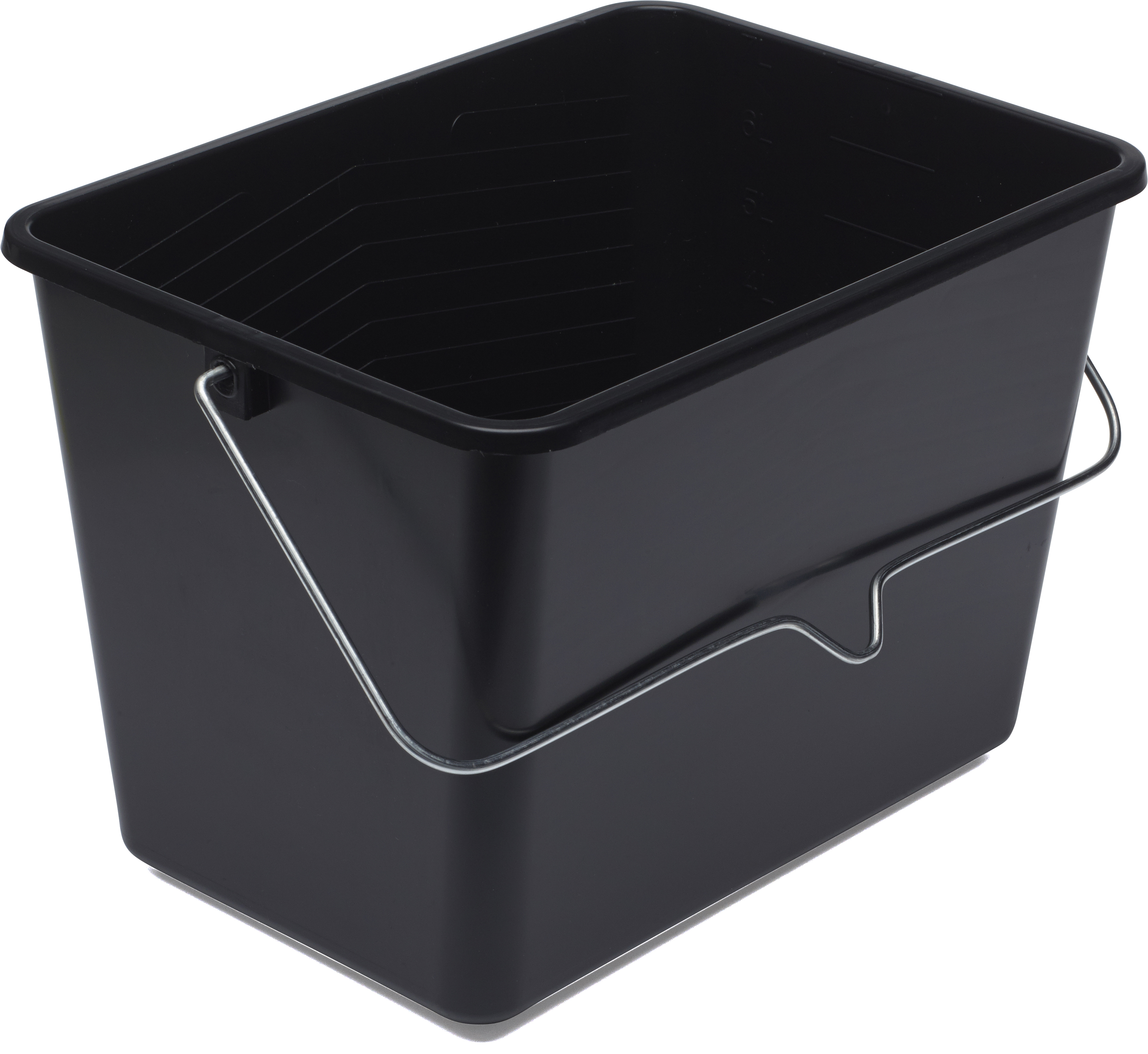 SMÅ TING: Du sparer mye tid på små ting, som å slå malingen over i en malebøtte med riller. (Foto: Jordan)