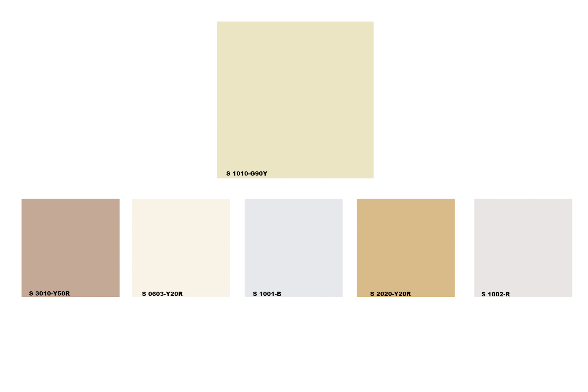 fargepalett med lyse farger 