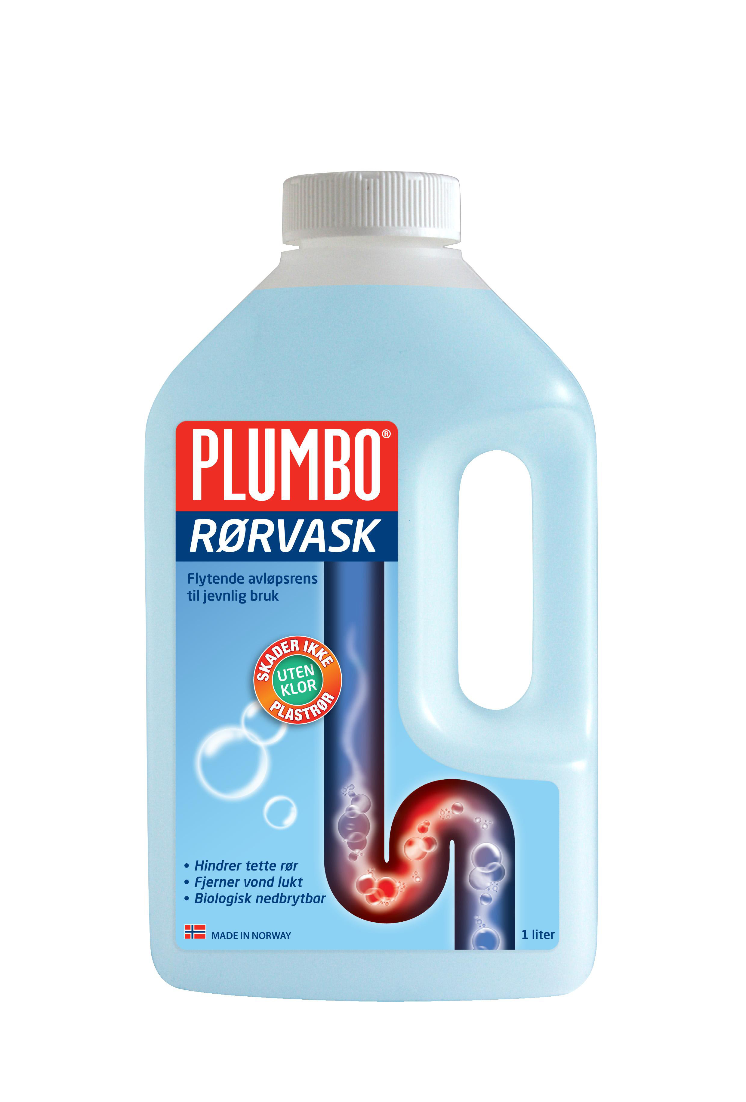 Rørvask bør brukes med jevne mellomrom.