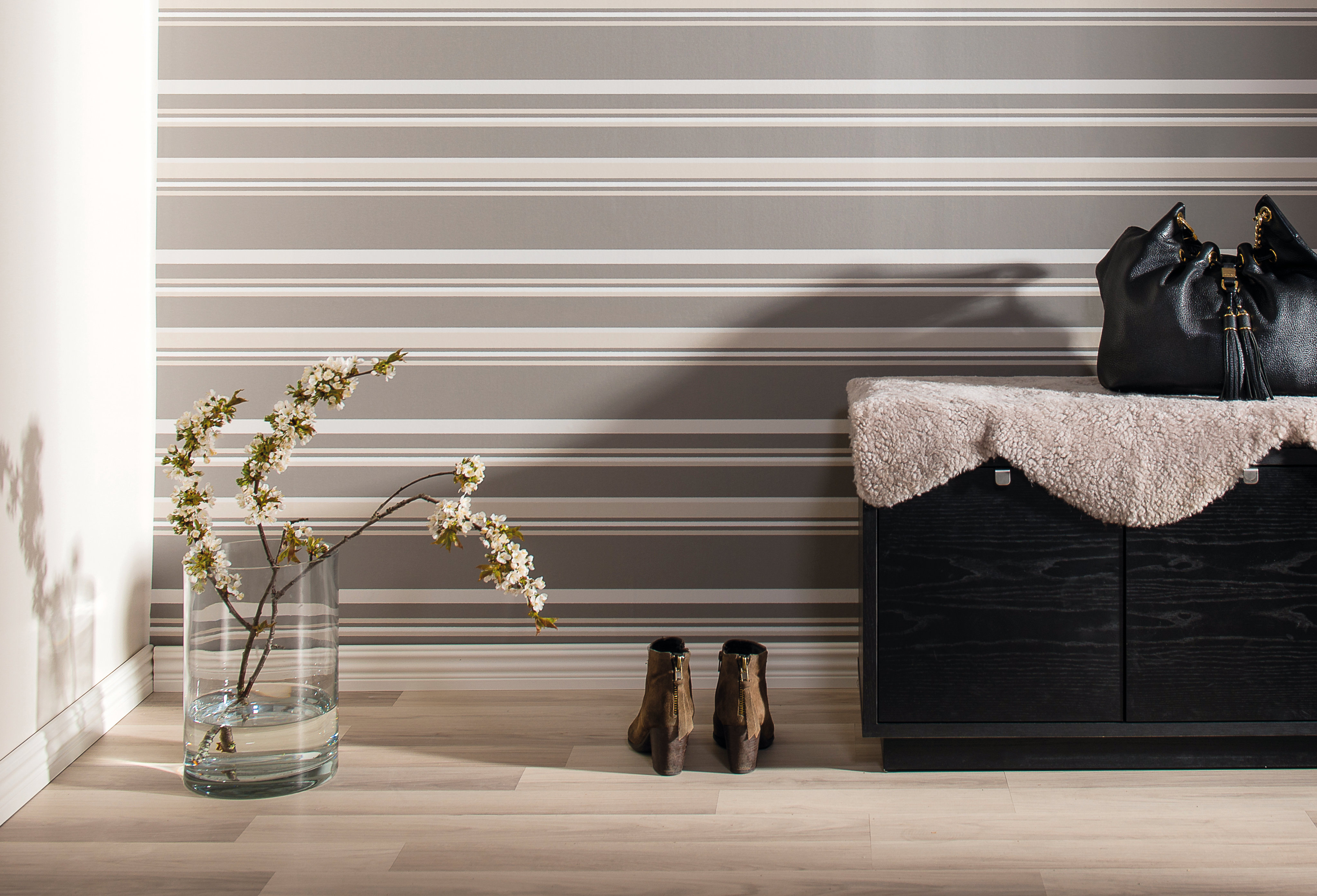 Slitesterkt tapet til gangen