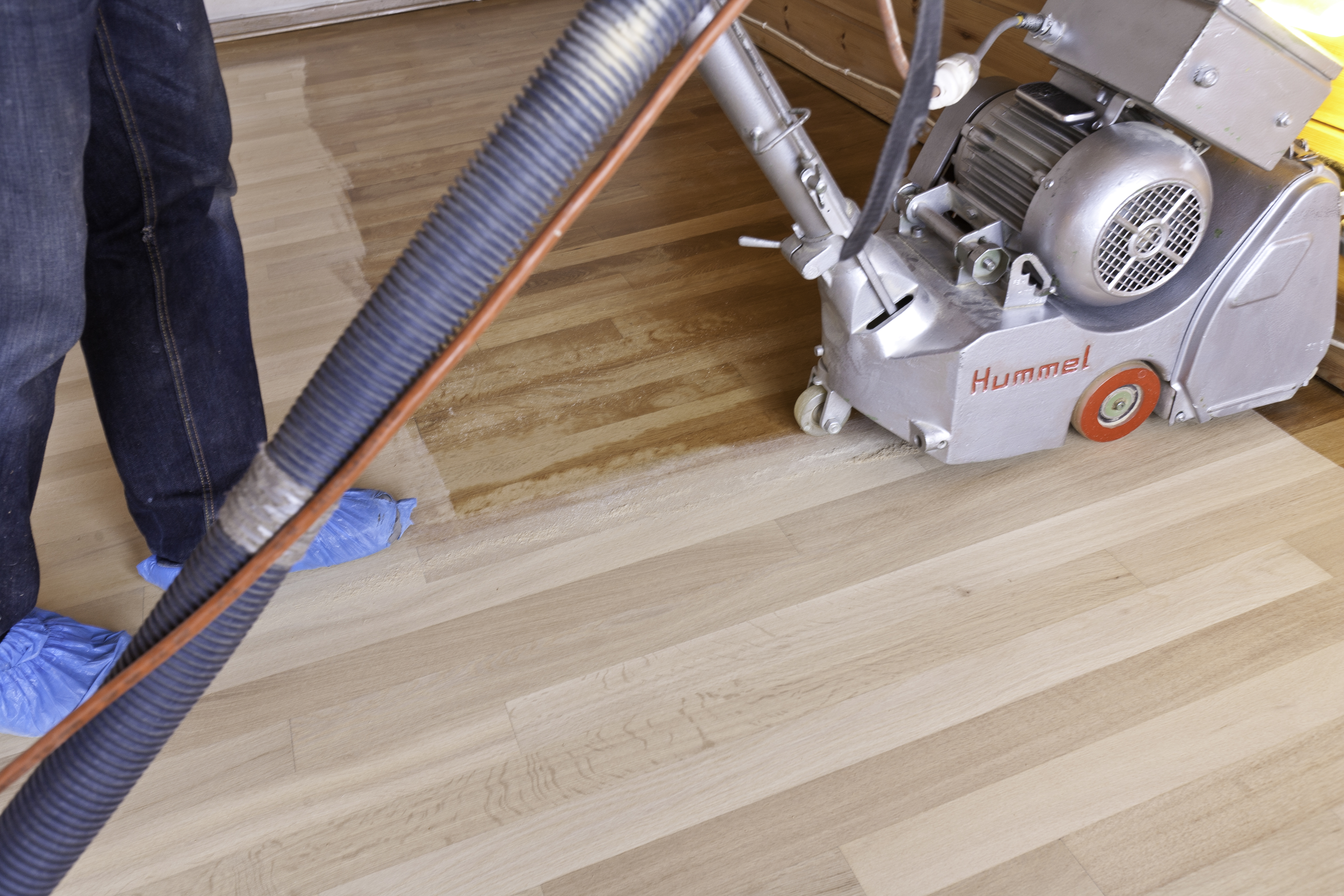 Riktig utført er gulvslipingen støvfri