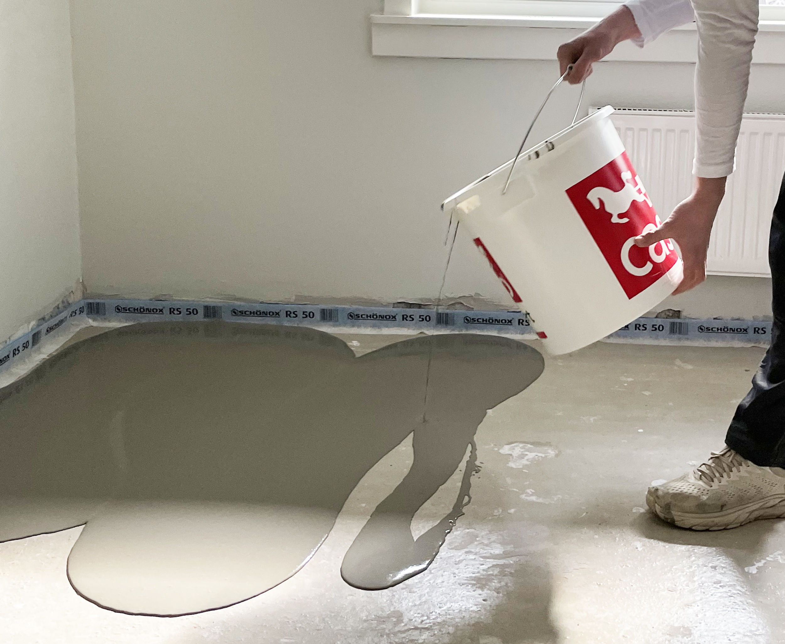 støp avrettingsmasse