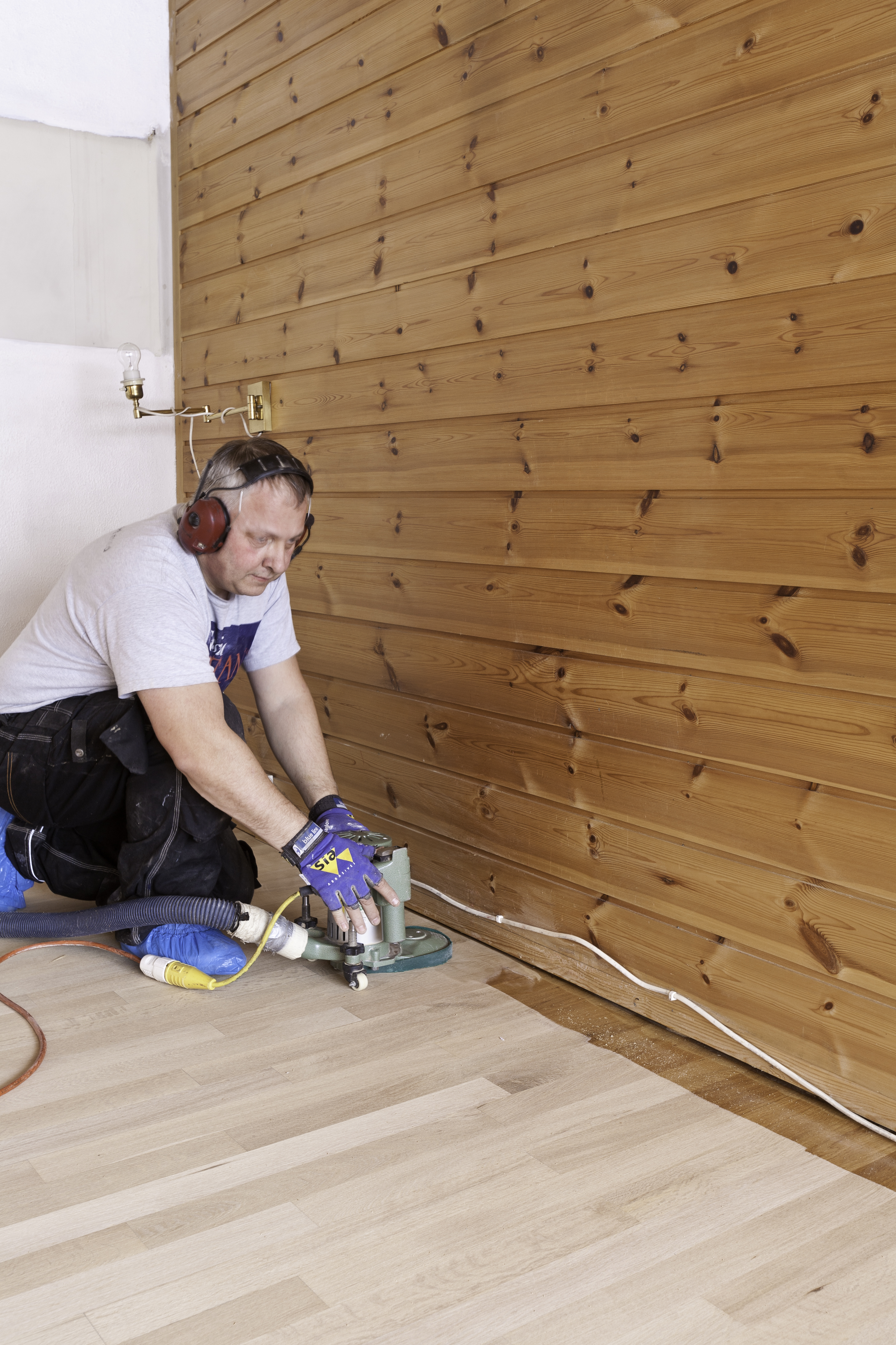 Riktig utført er gulvslipingen støvfri