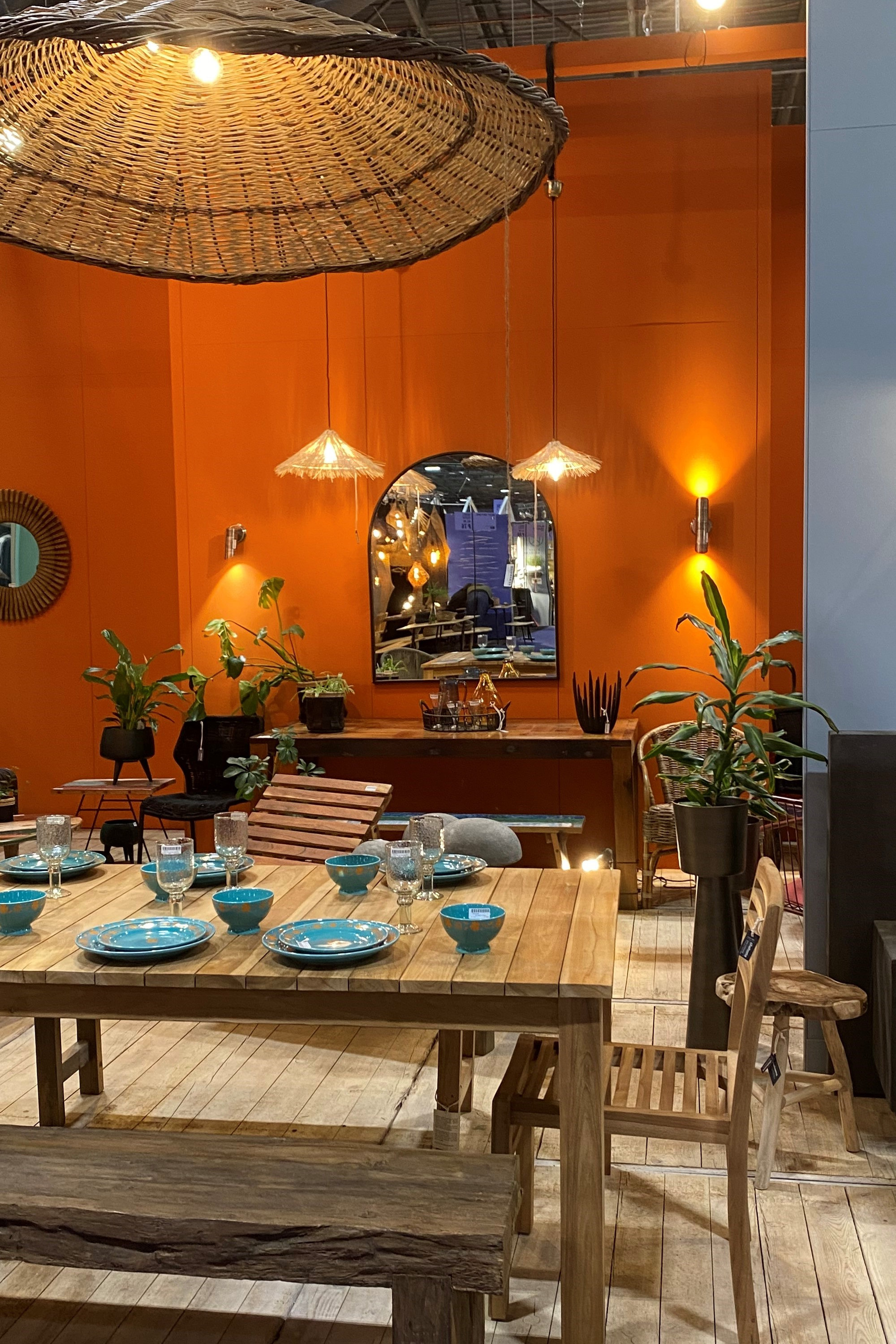 orange og blå vegger 