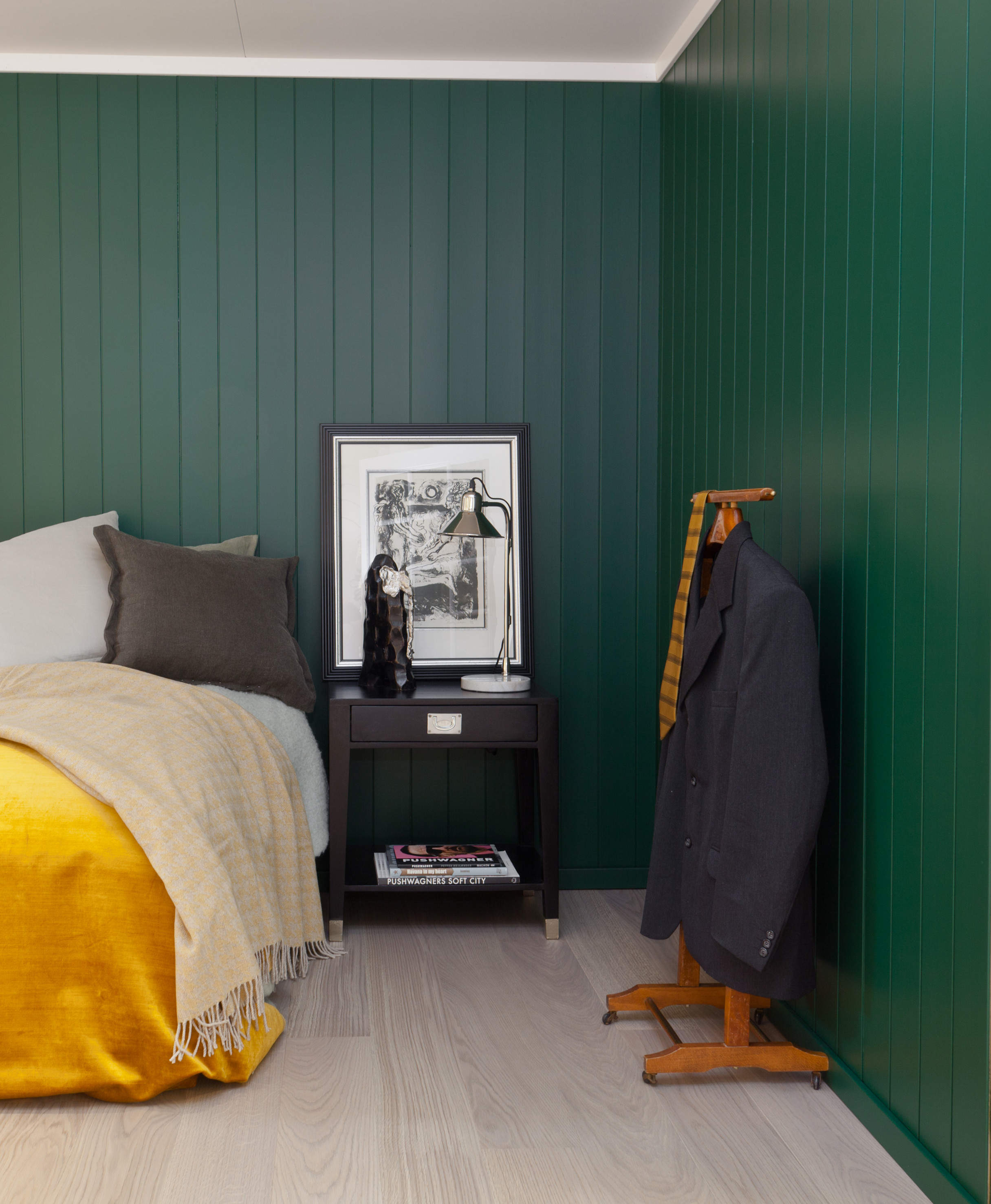 Etter to strøk har panelet en flott finish. 