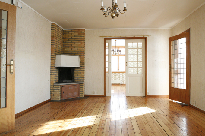 All innendørs oppussing blir enklere når du har mulighet til å flytte møbler ut på terrassen.