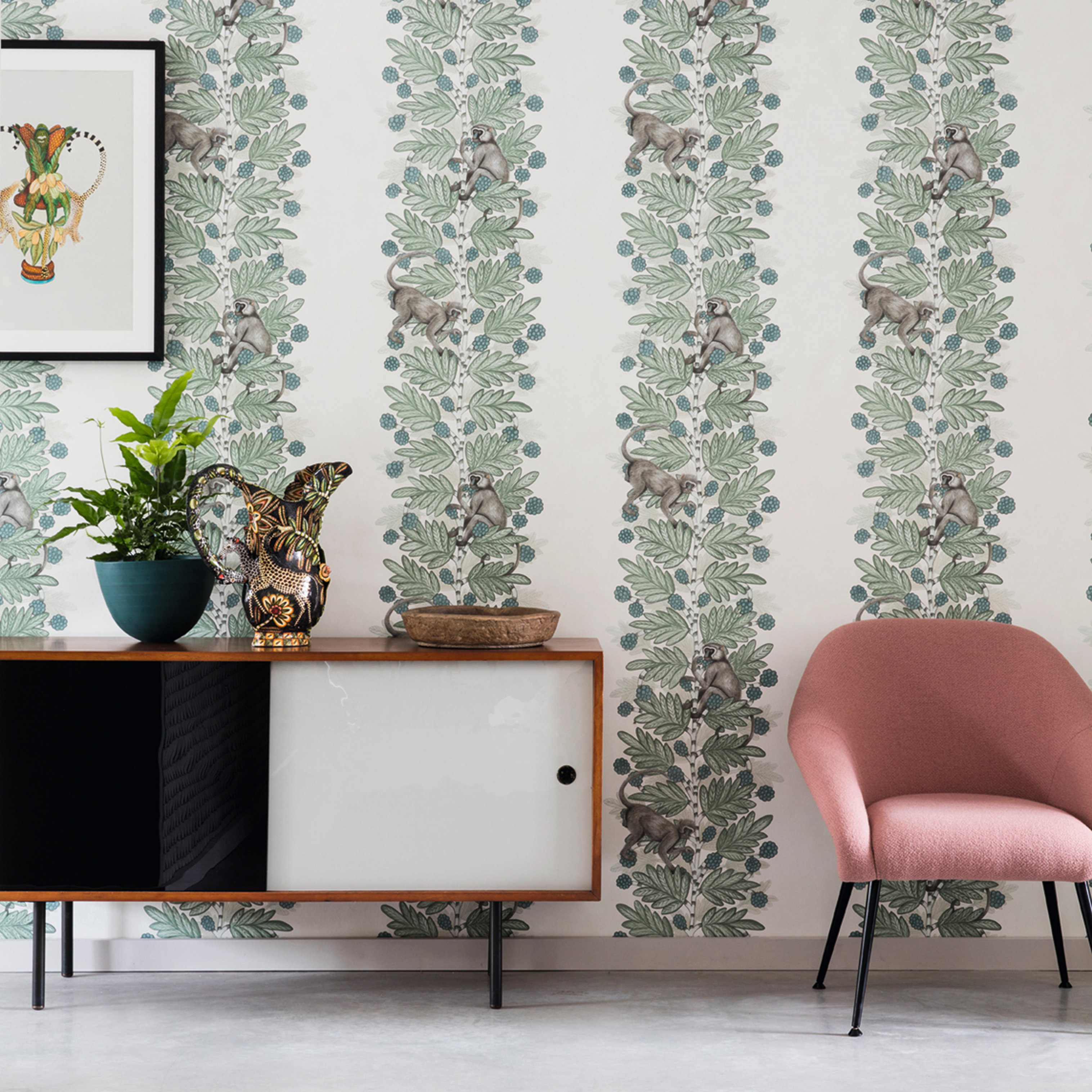 Skap romfølelse med mønster