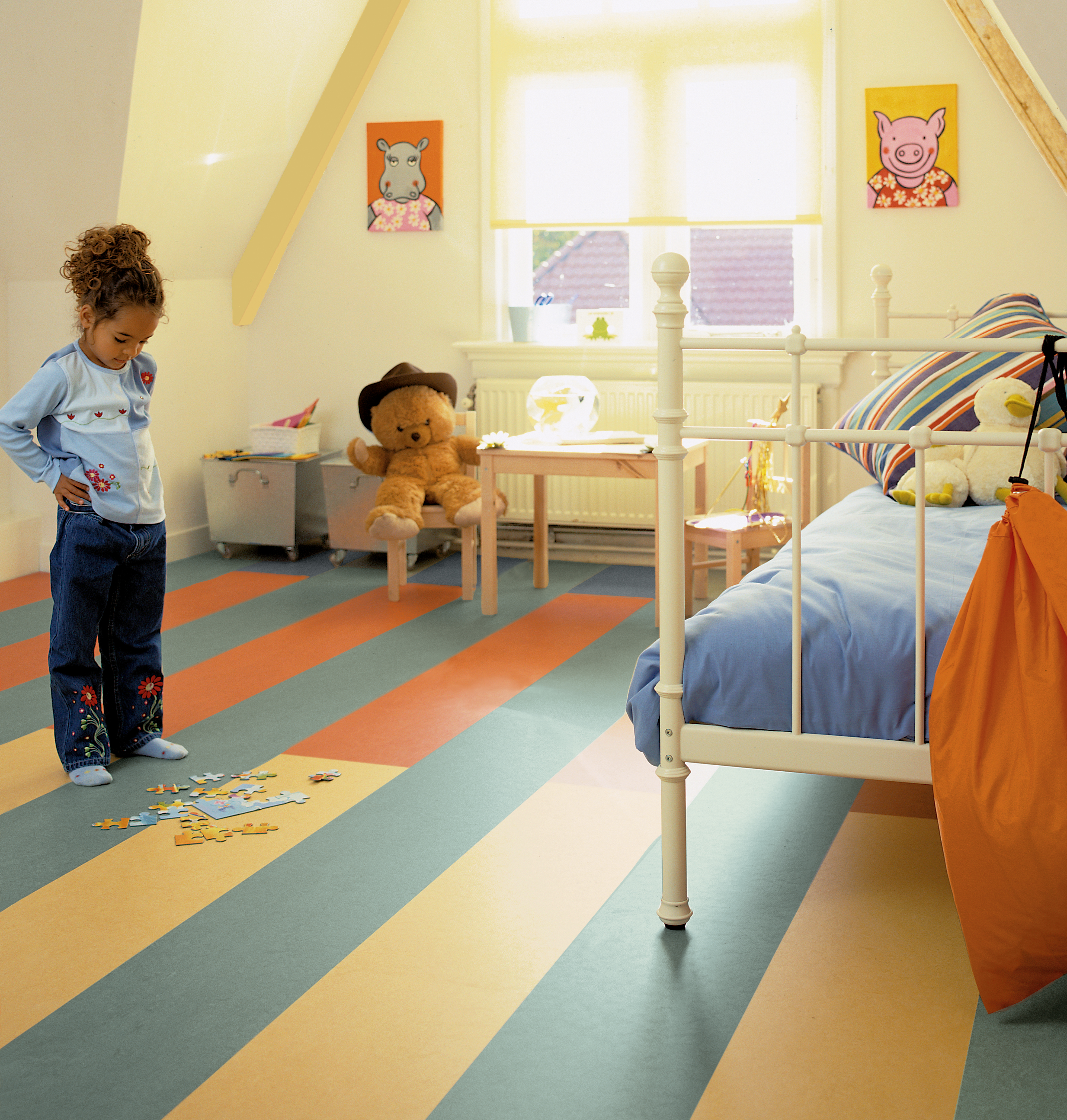 Slitesterk og fleksibel linoleum