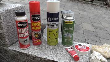 ALL BRUK: Hos Krefting får du alle slags typer  produkter som hjelper deg med å få bort plagsomme insekter og krypdyr.