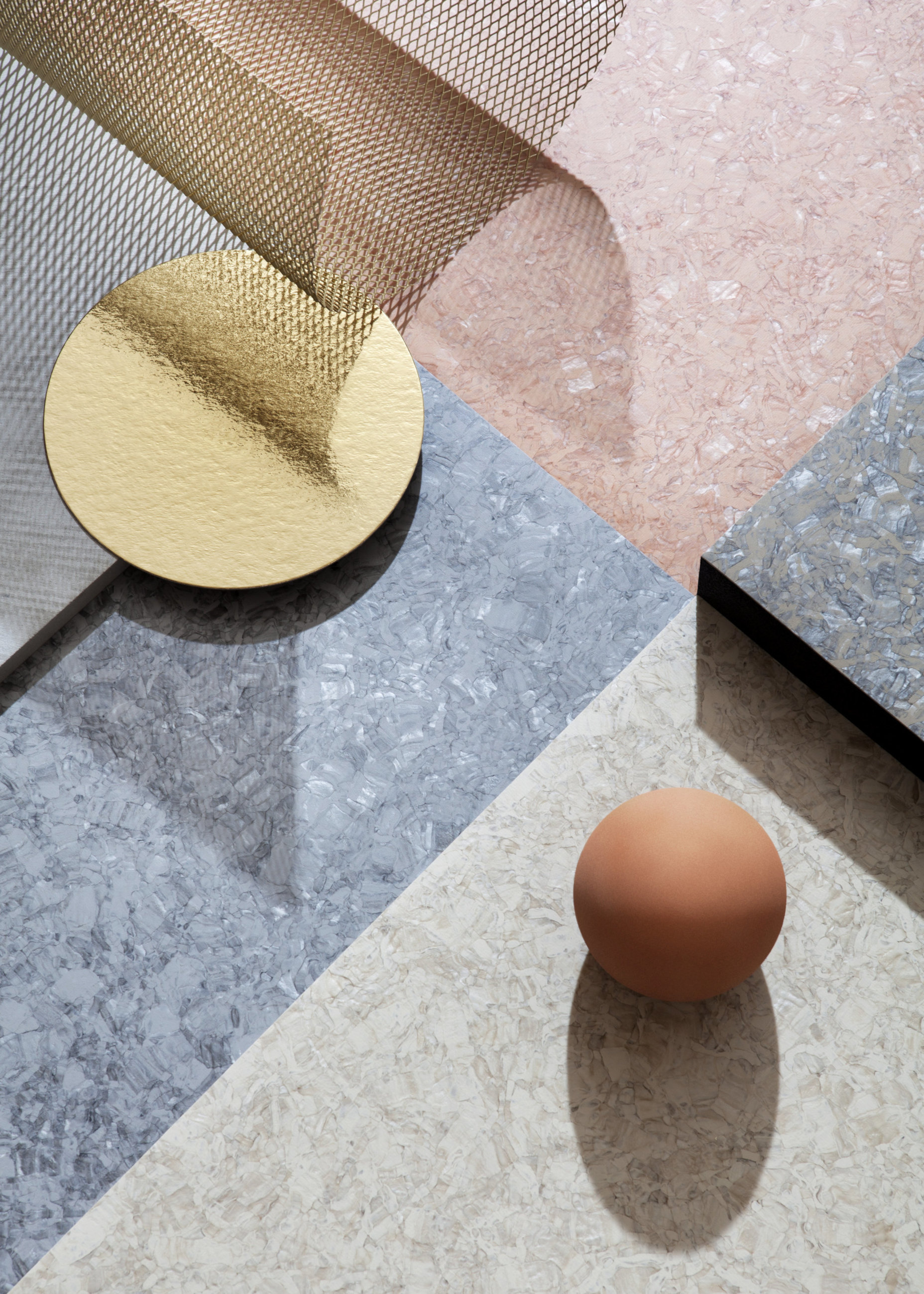 Homogen vinyl på badet