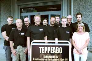 Hos Teppeabo på Bryn i Oslo står kunden alltid i fokus. Slikt blir lagt merke til, og bedriften er nå nominert til Årets Handels- og Servicebedrift 2011.