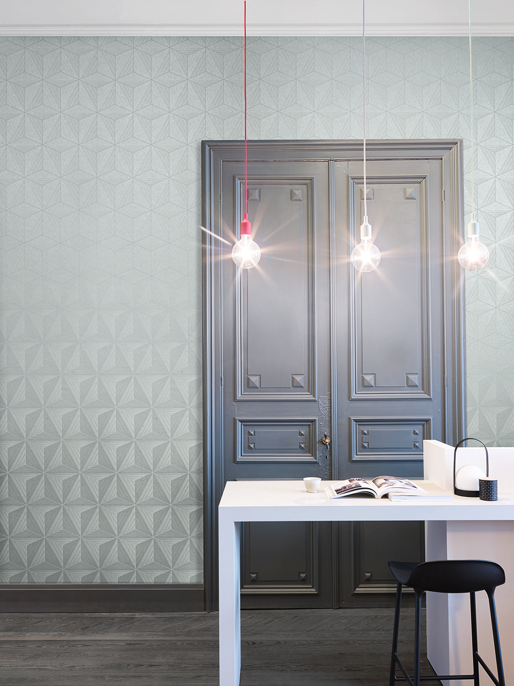 Tapet som matcher blågrønn