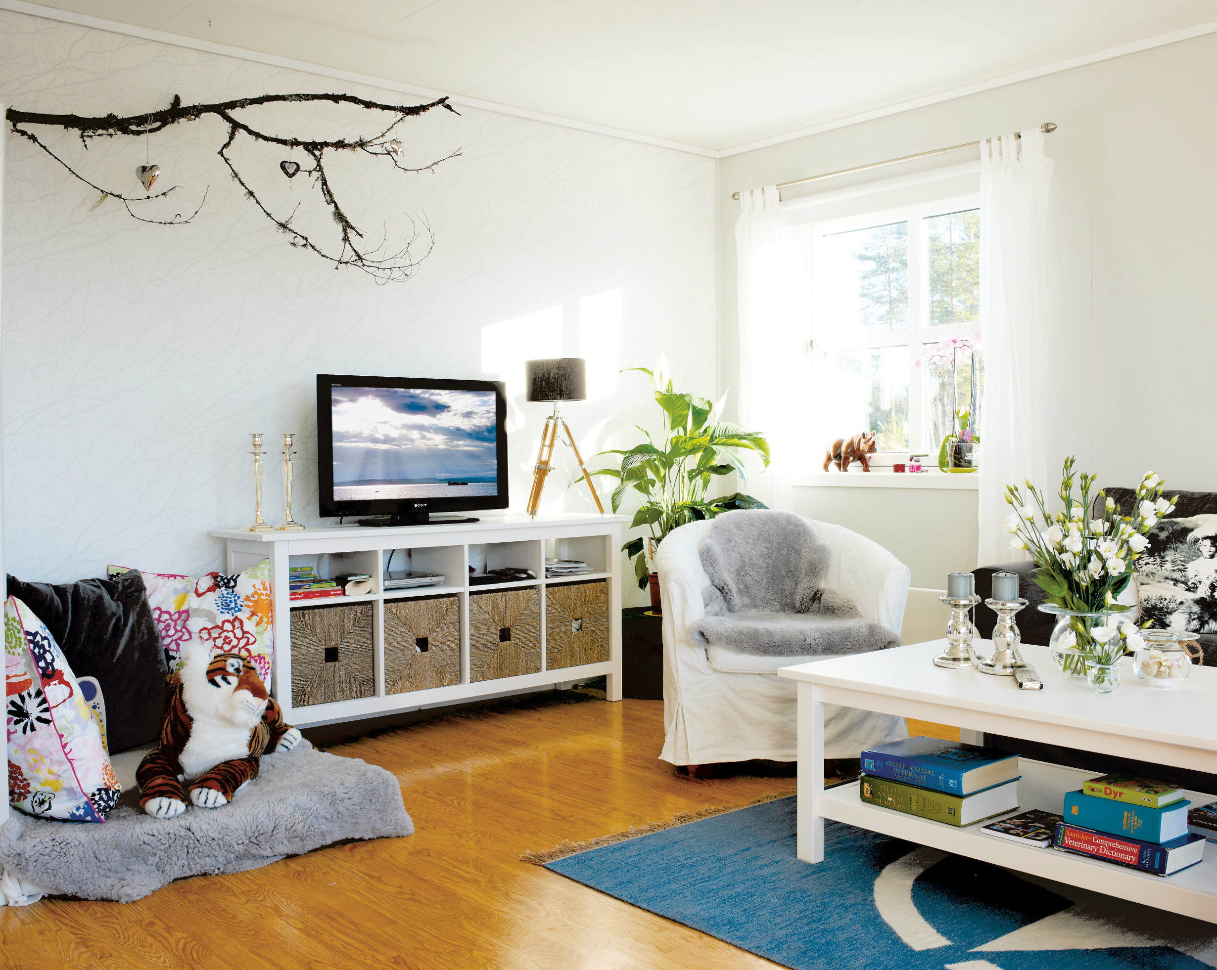 Der en familie på to skal leve og bo