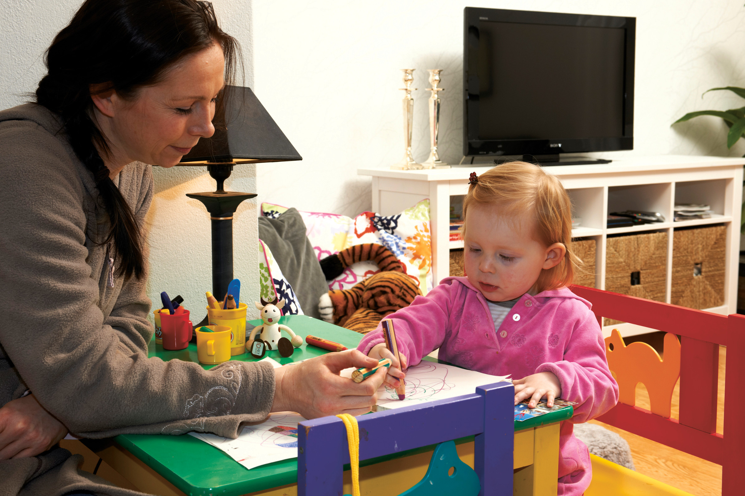 Leah måtte få sitt eget rom.