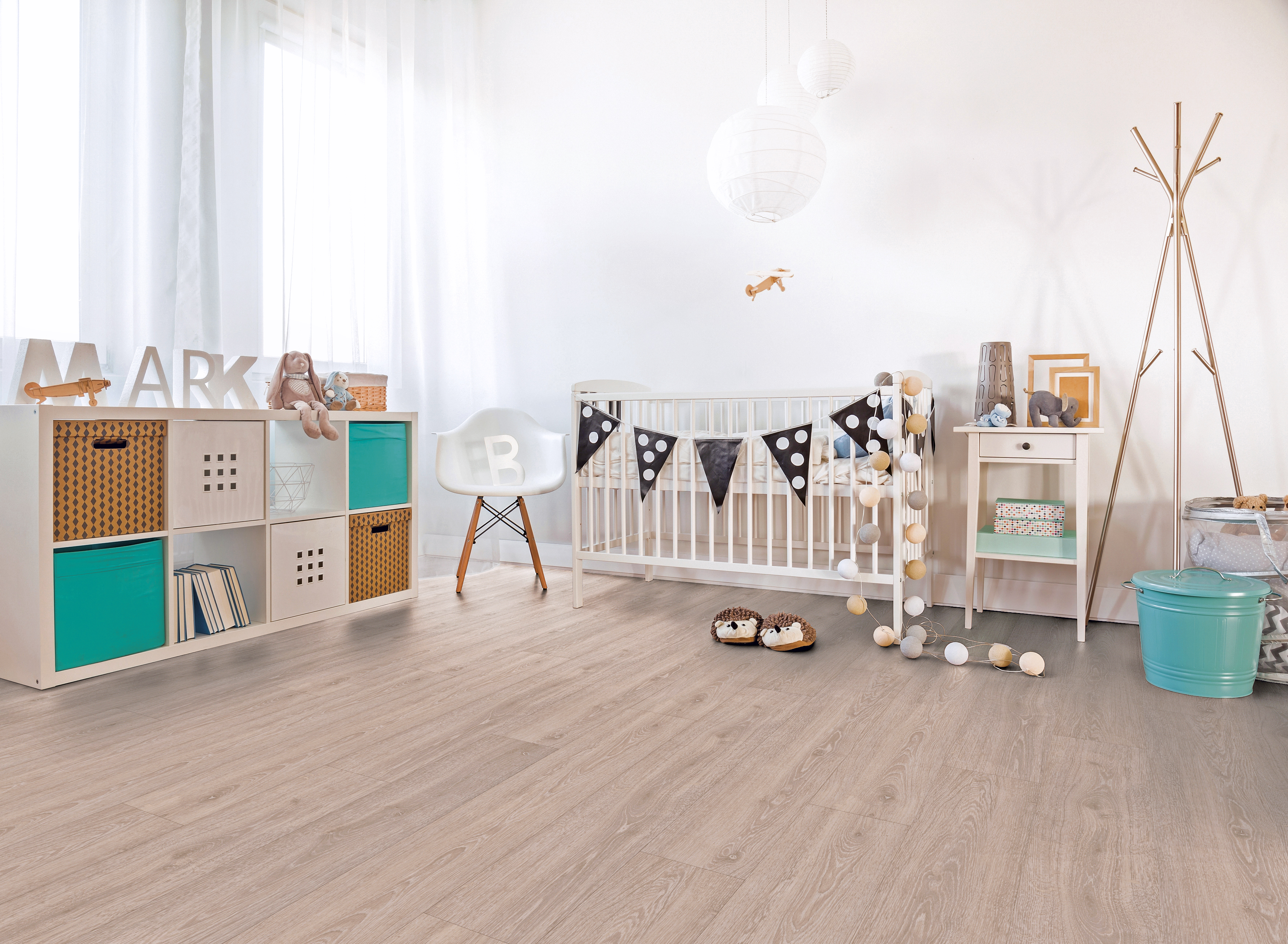 Stille og varmt med kork under barneføttene