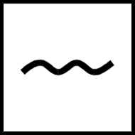 Tapetsymbol: Avtørkbart