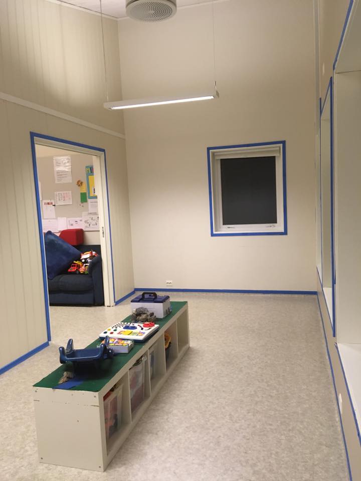 Forarbeid før maling