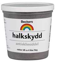 Beckers Antisklimiddel har trespråklig forpakning.