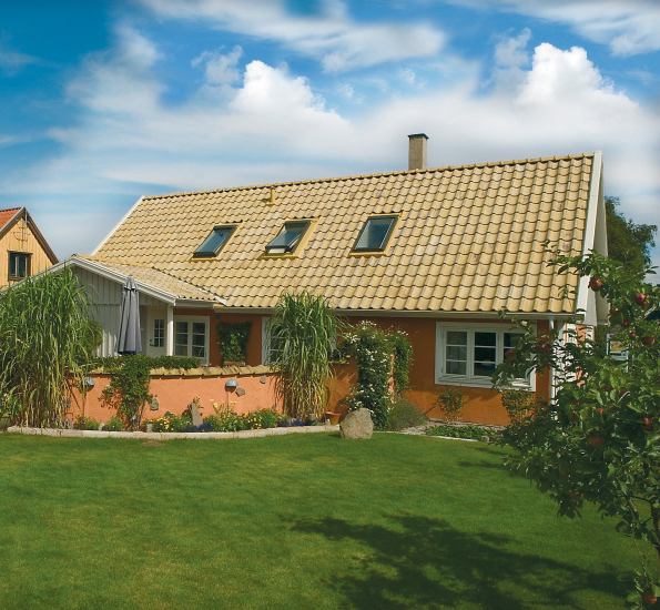 Maling av nytt murhus innvendig