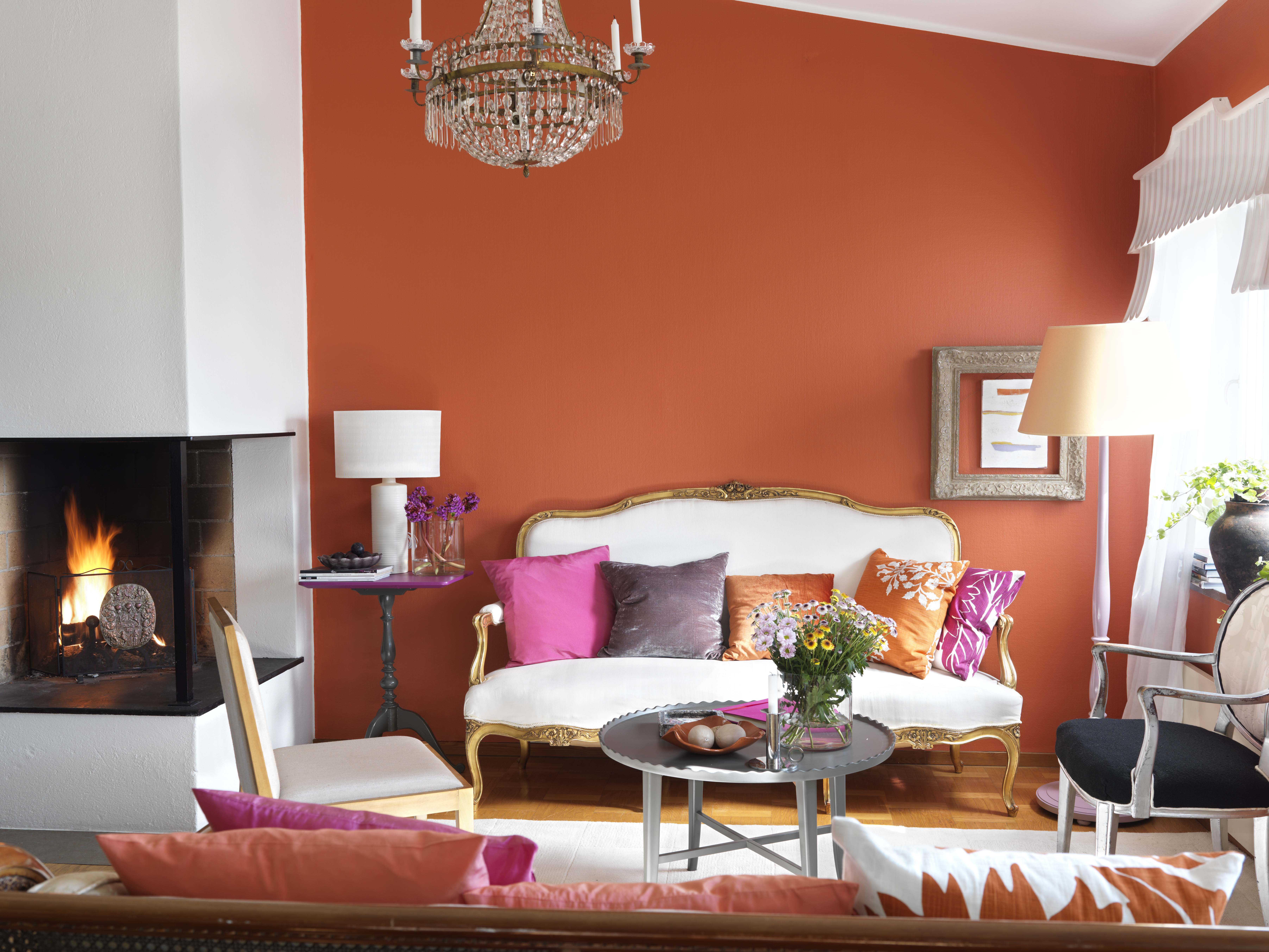 Fargesprakende interiør