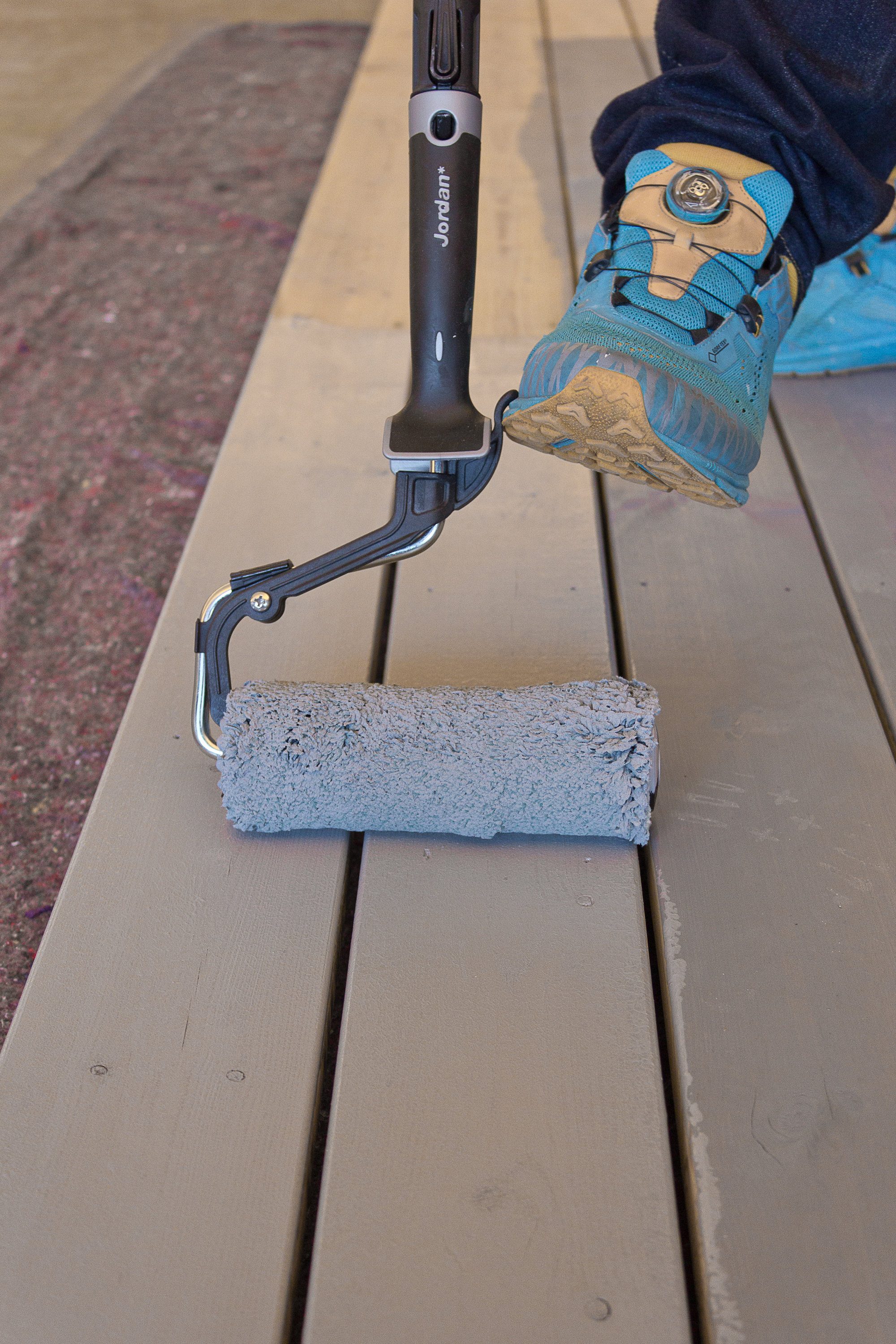 Påføre terrassebeis