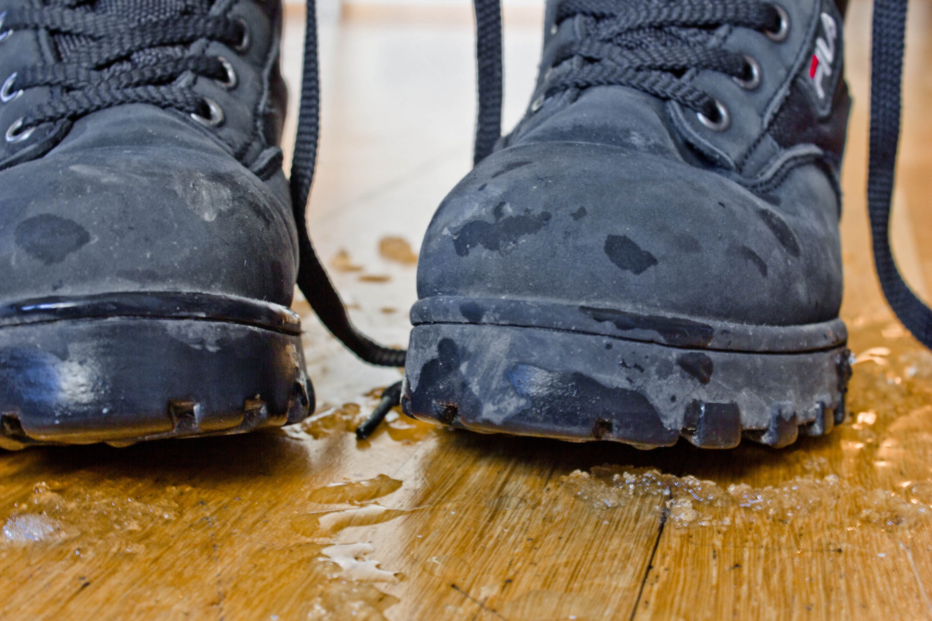 Når snøen blir med inn