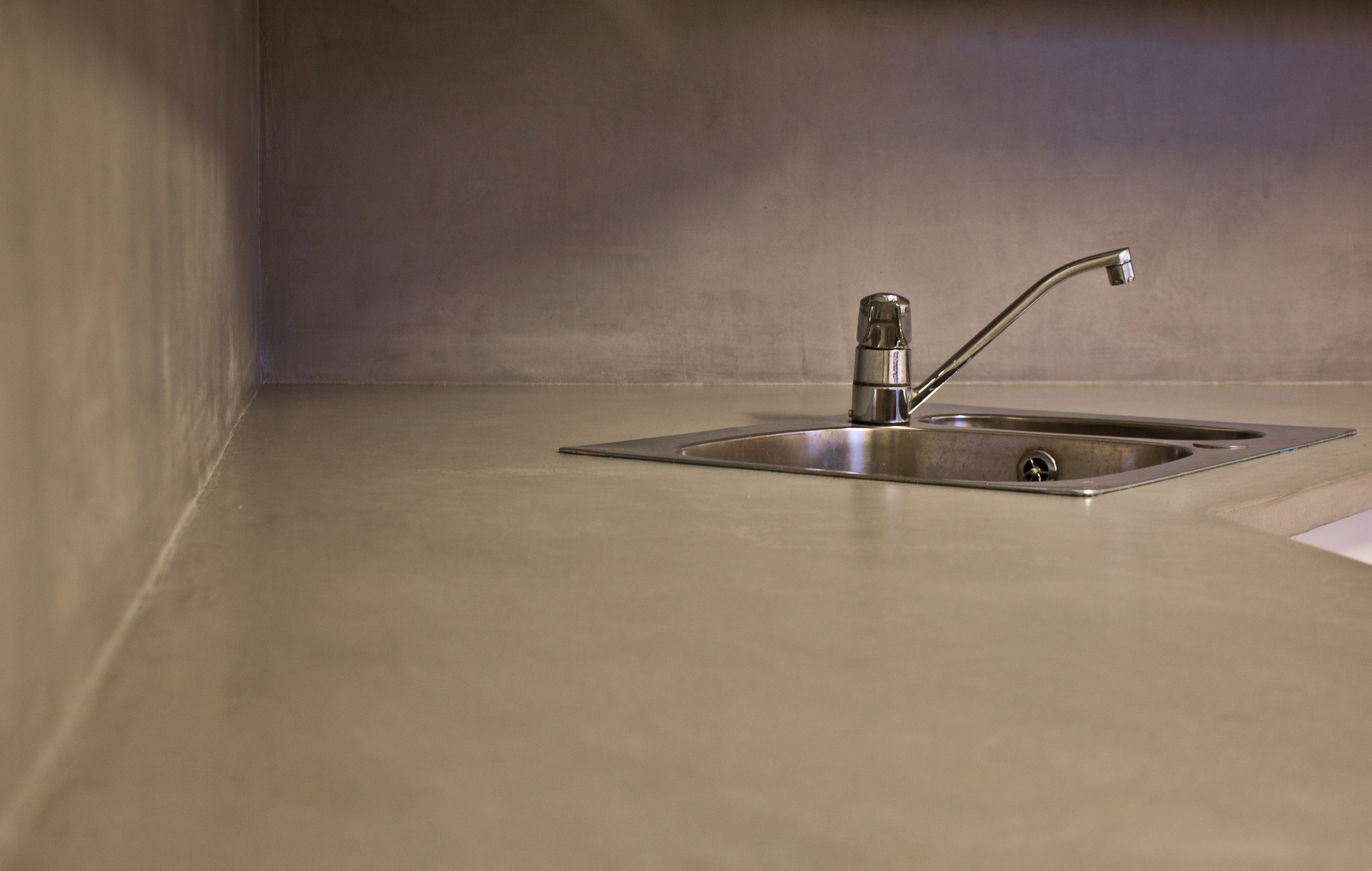 Rått, røft og stilrent med betong.