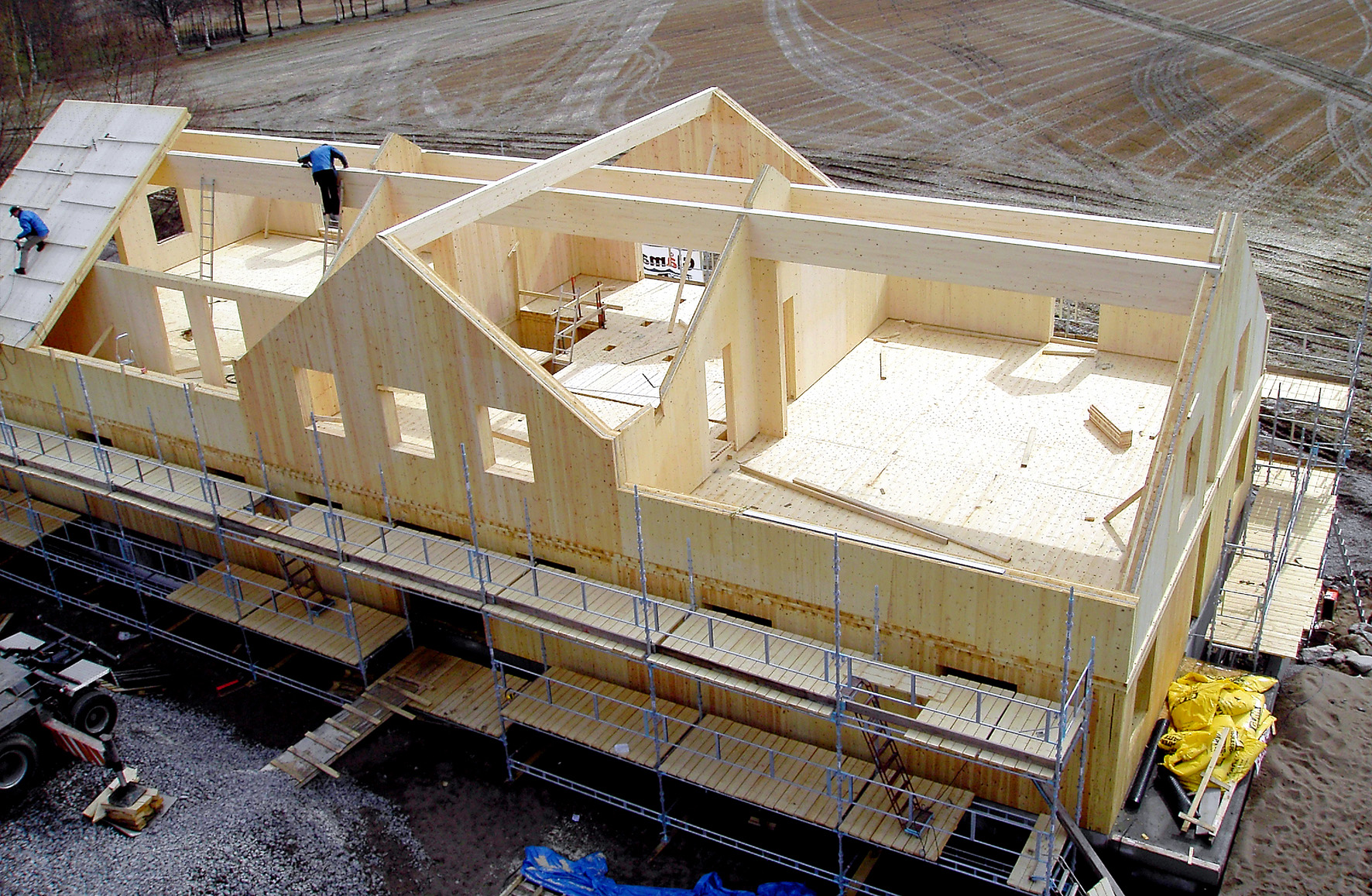 Bygger hus på en dag