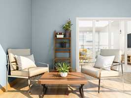 – Denne fargen er både moderne og klassisk, og passer like godt til en stue som til et soverom, sier Lene Høiseth hos Happy Homes.