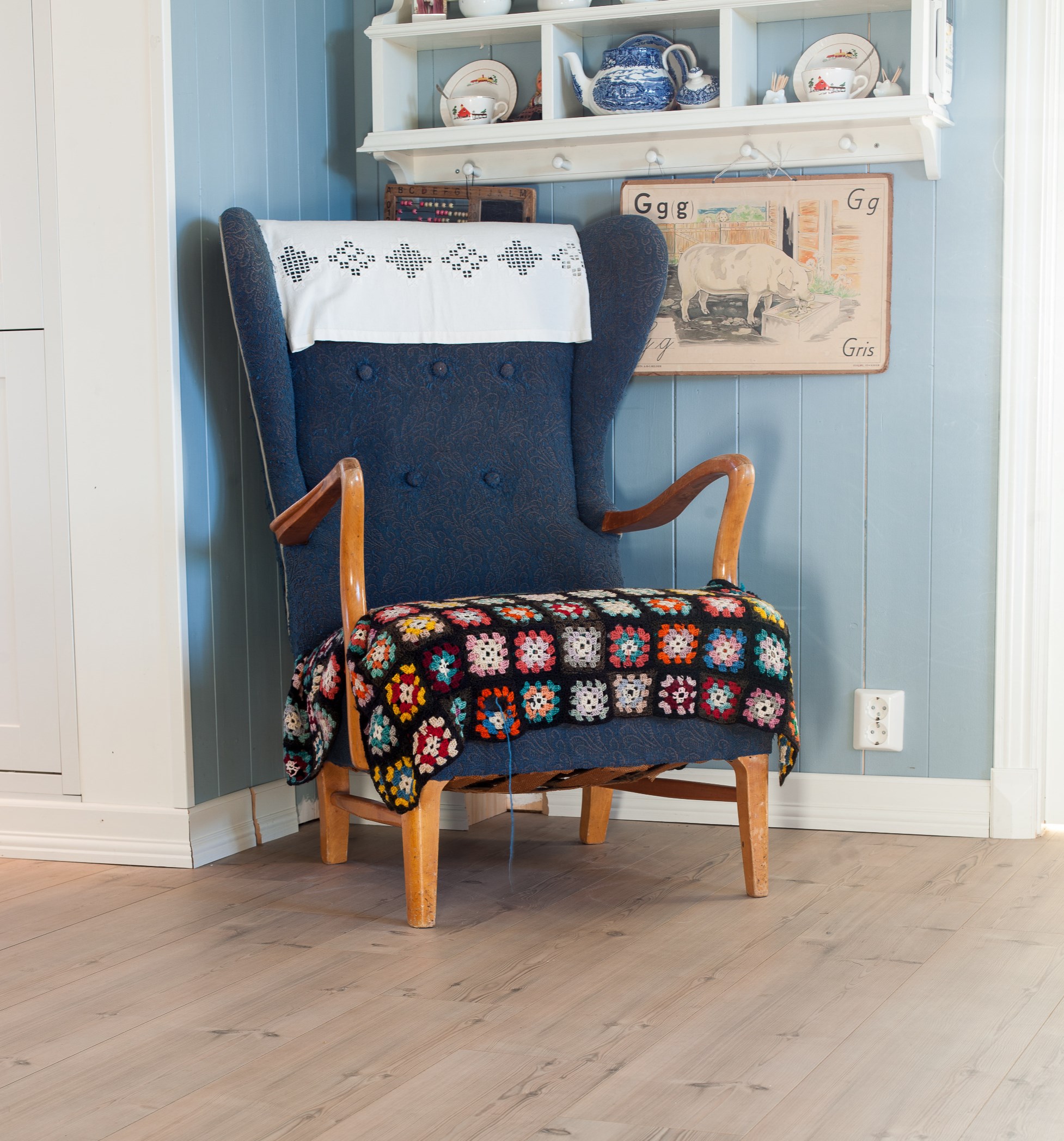 Lenestol på kjøkkenet