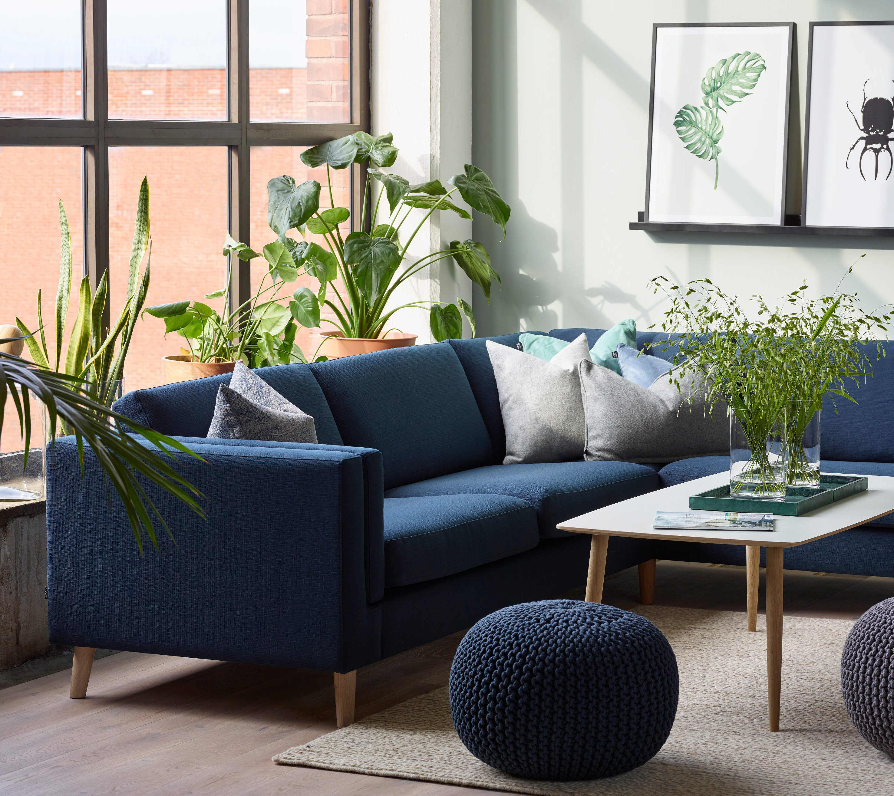 Grønne planter som ikke visner