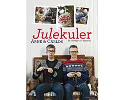 Finn frem strikkegarnet og strikk et par egne kuler til årets juletre oppfordrer Arne & Carlos i boken Julekuler.