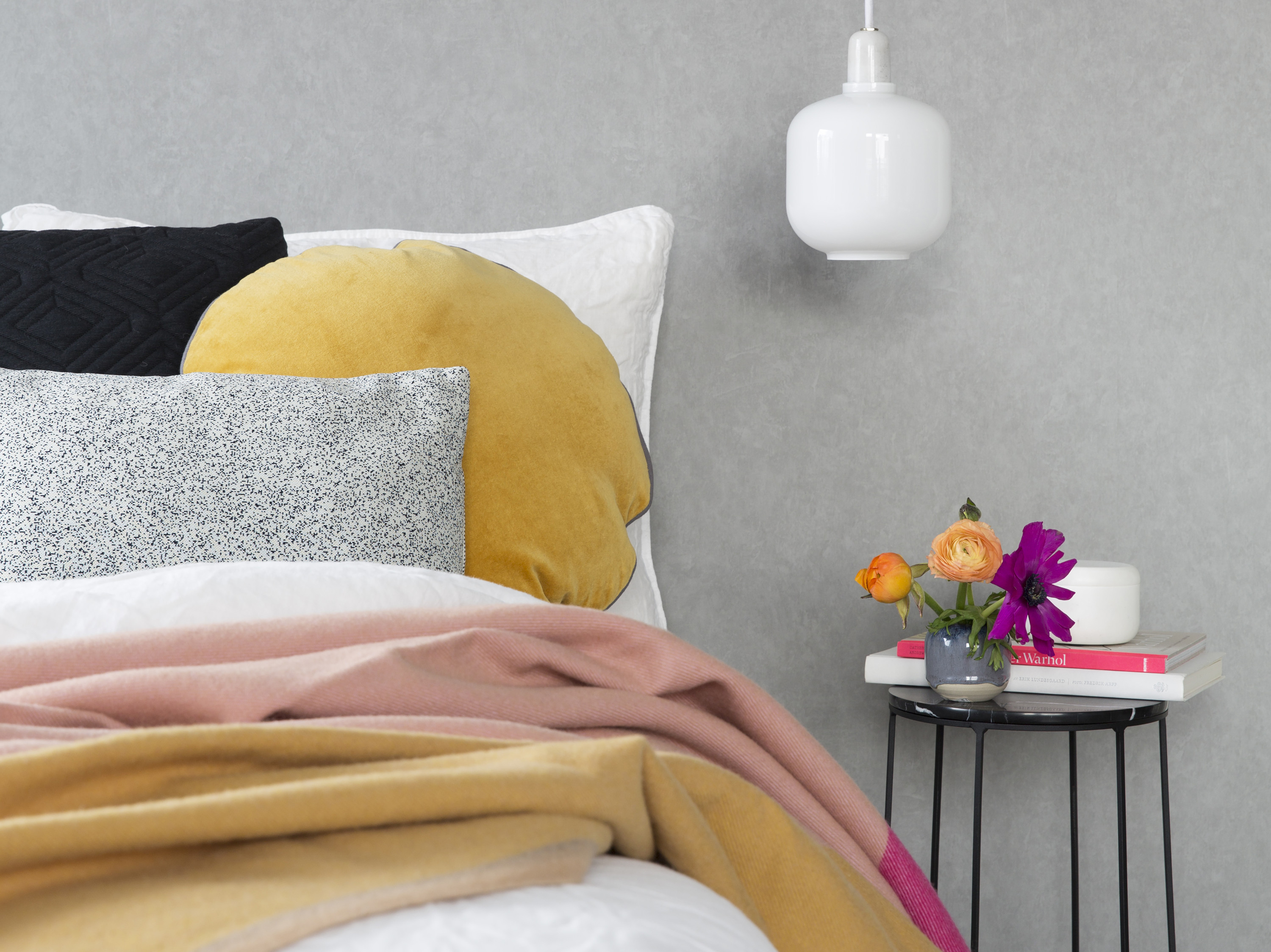 Kalket trendvegg på rull