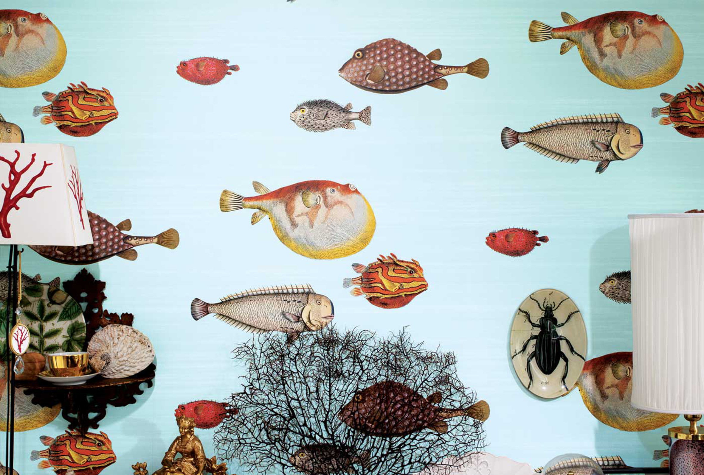 Tapetser sommeren inn i huset