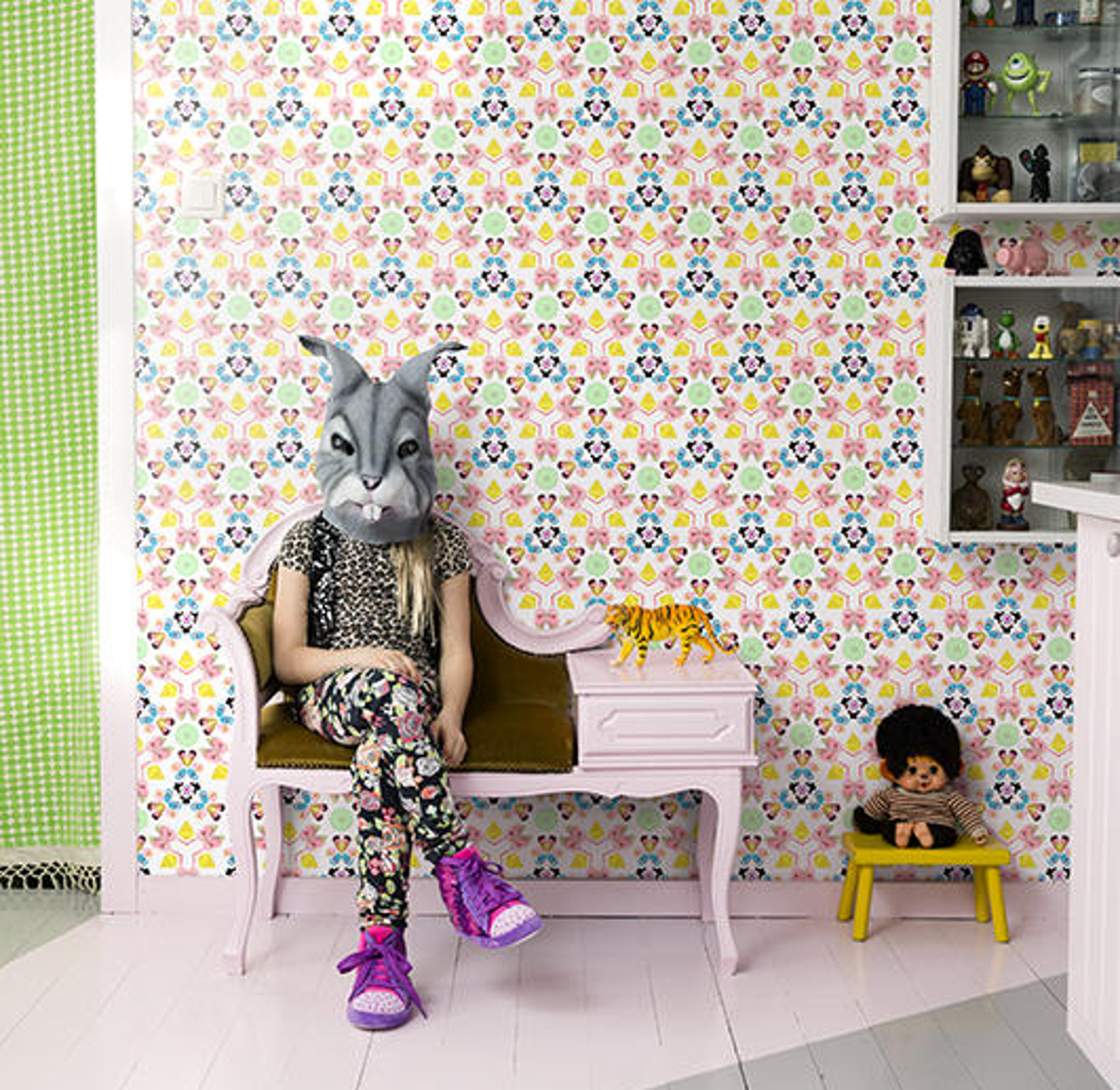 Farger og minner på veggen