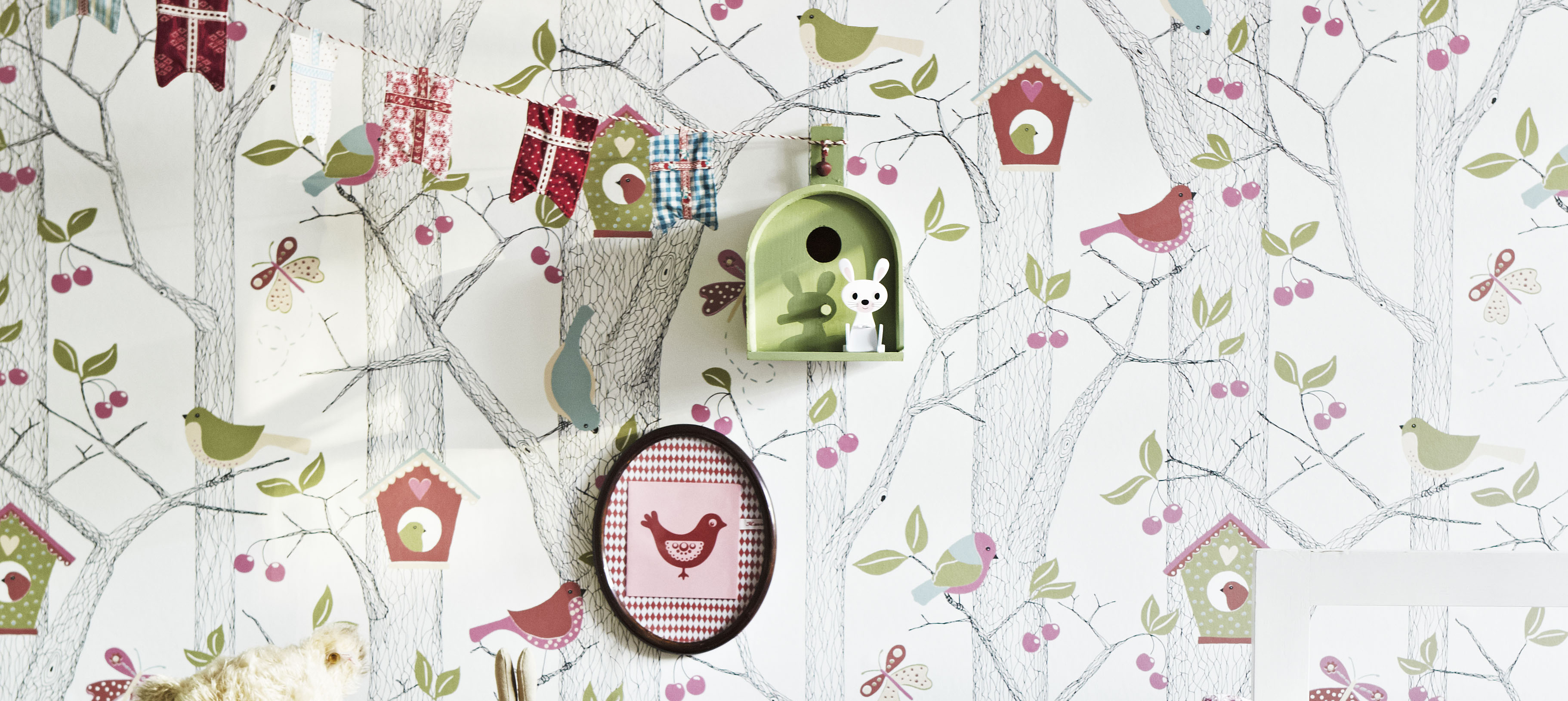 Veggmoro for barnerommet