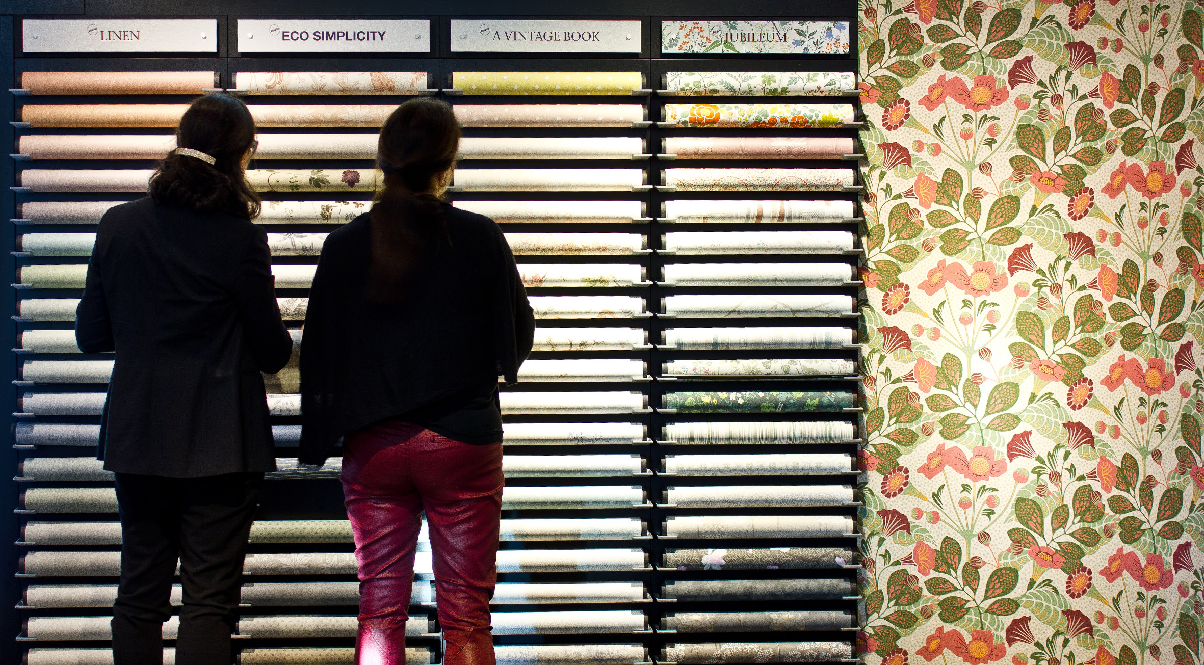 Det var mye å se gjennom i Borge sitt showroom forrige onsdag.