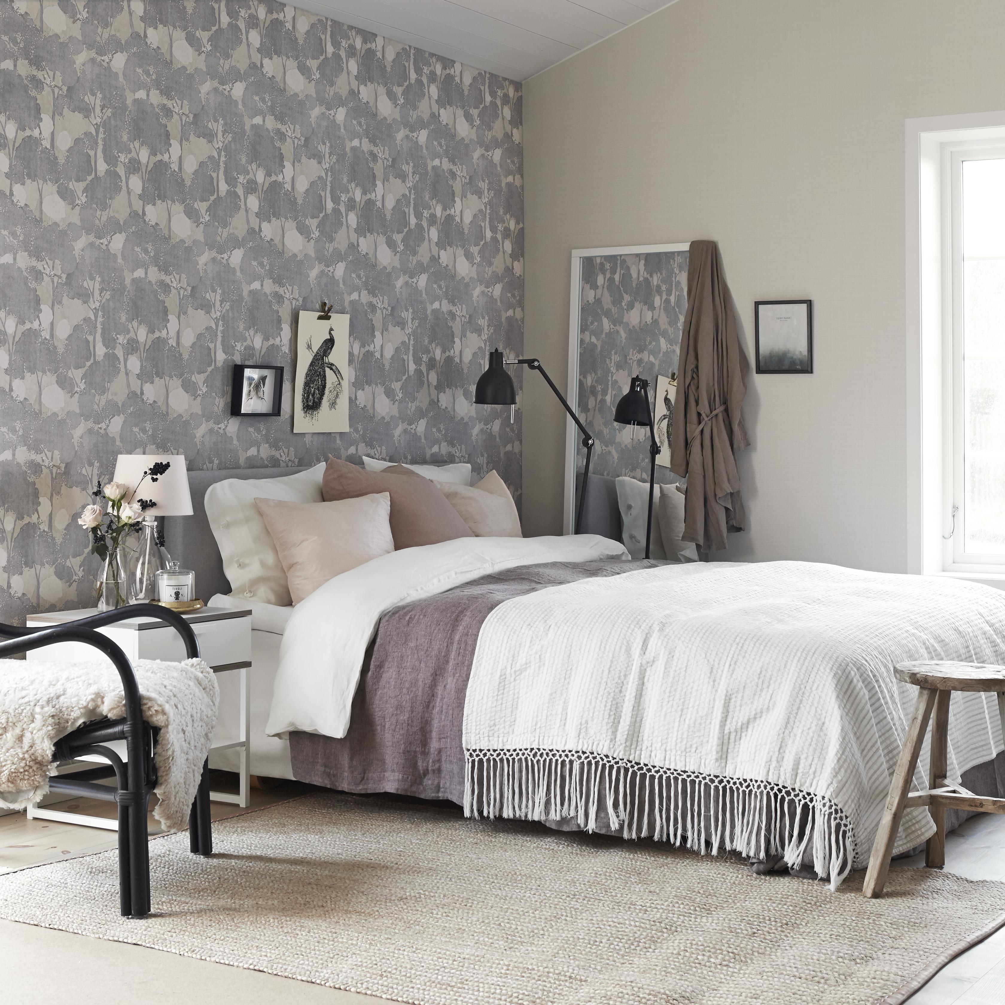 Hva med et nytt tapet på soverommet?