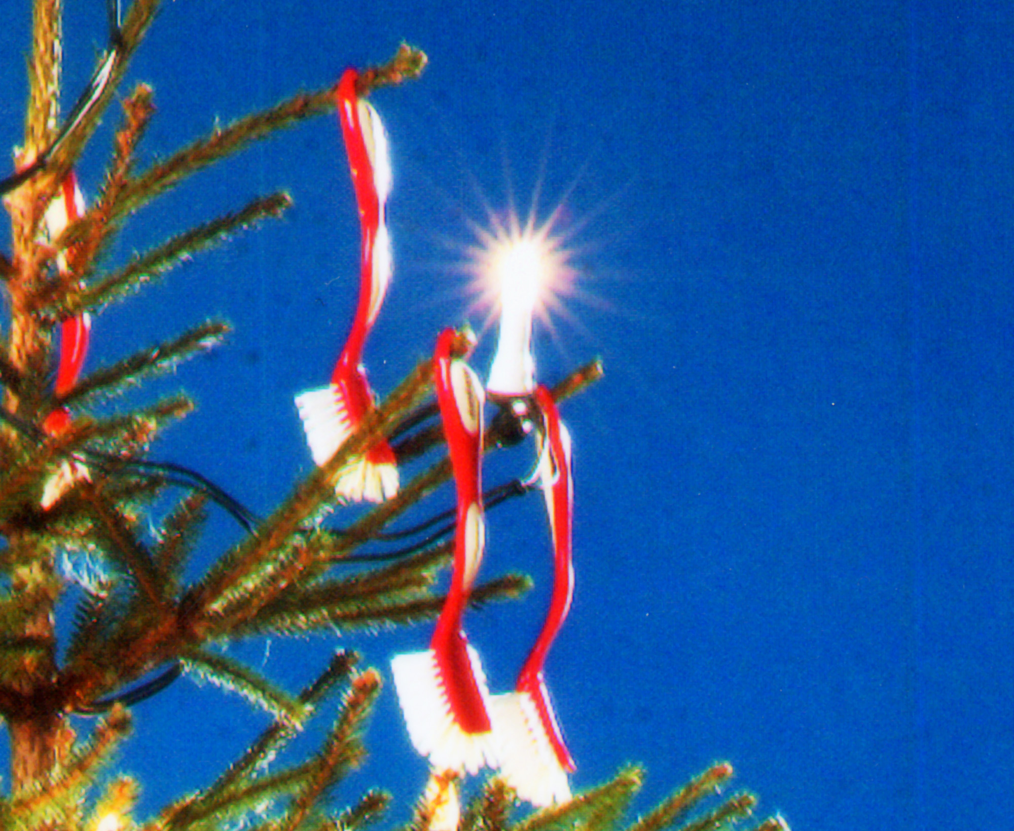 Jul på kjøkkenbenken