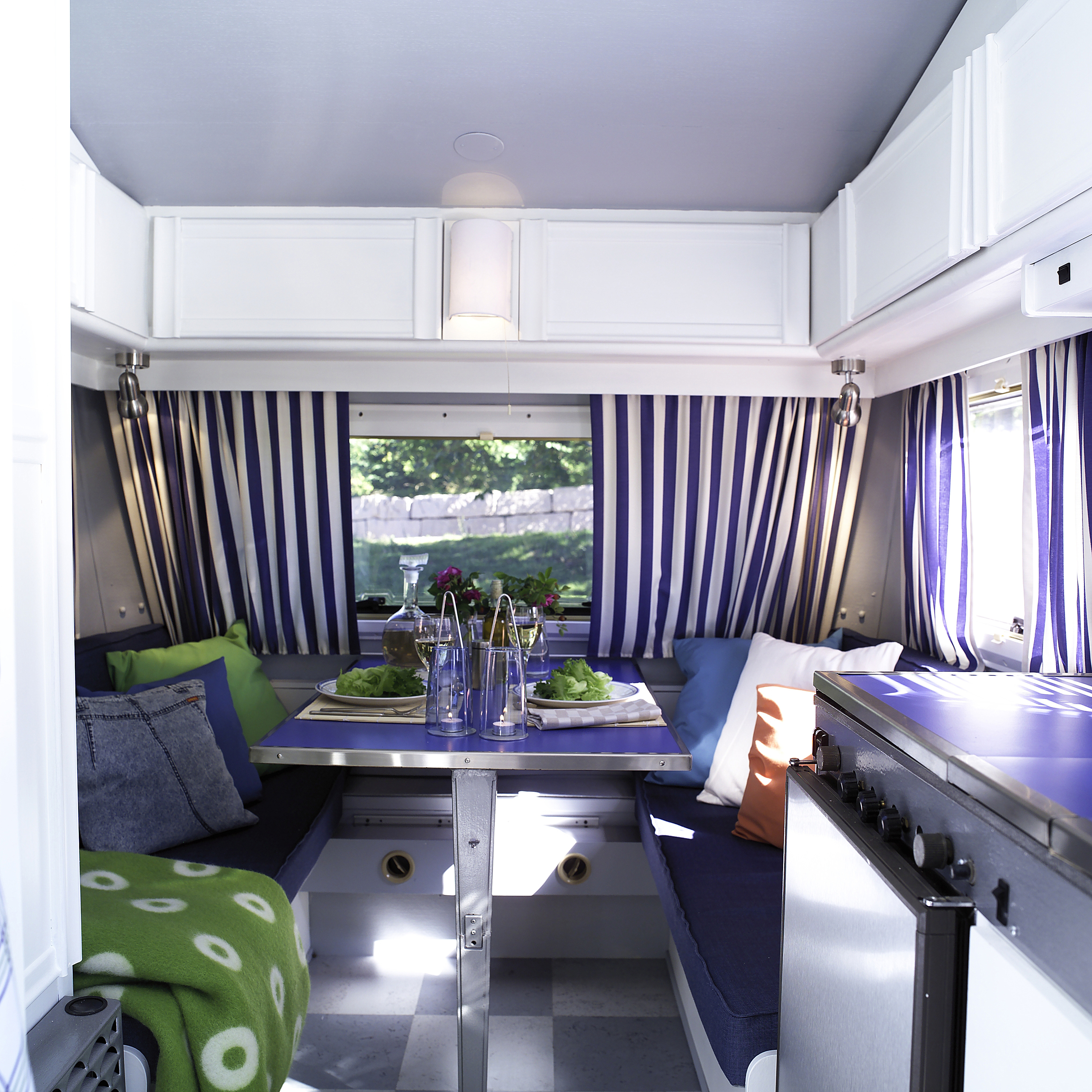 Vi pusser opp en campingvogn