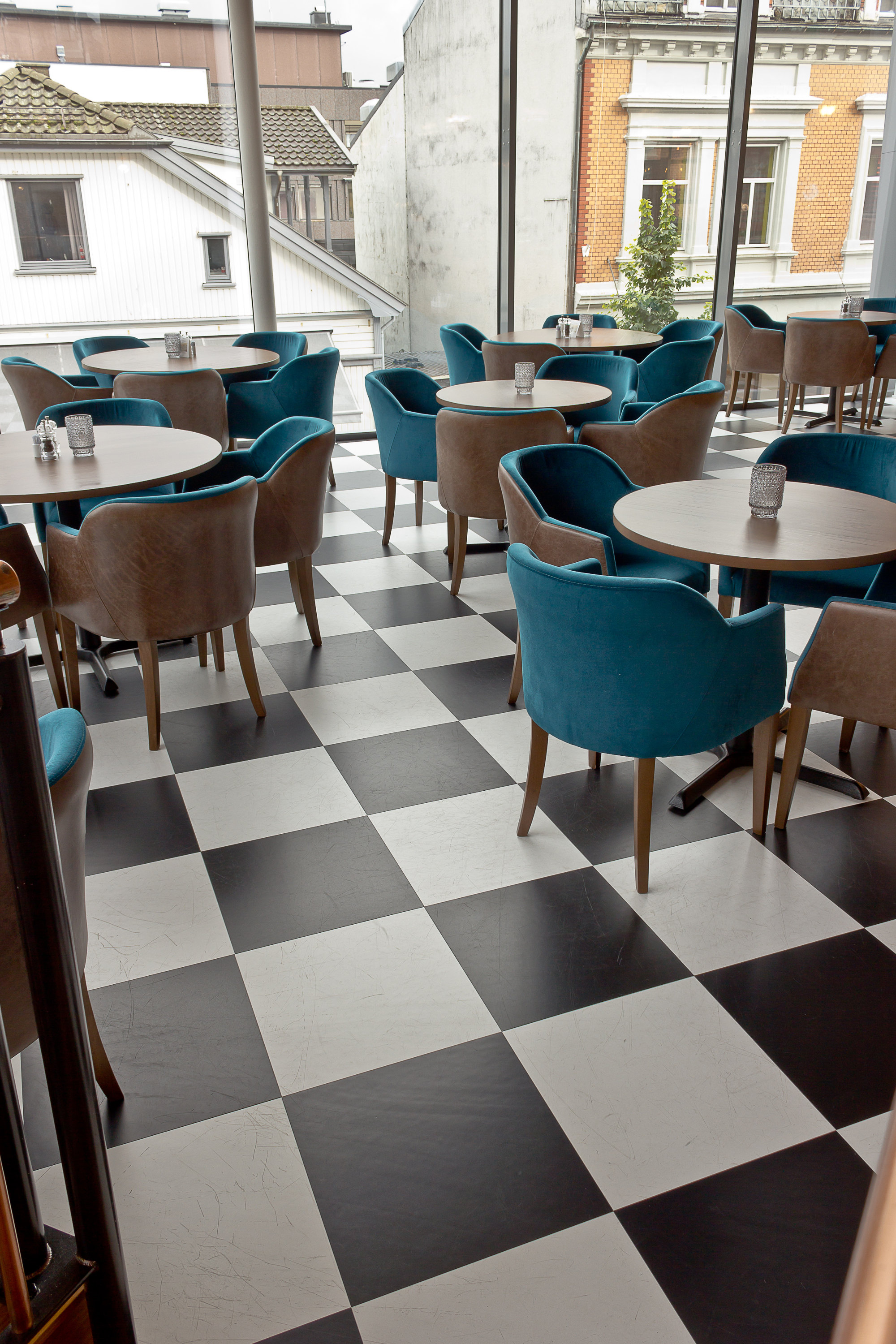 Sjakkmønstret vinyl