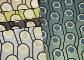 Tapet og tekstil: Natasha Marshall designer matchende tapeter og tekstiler. Intag. 