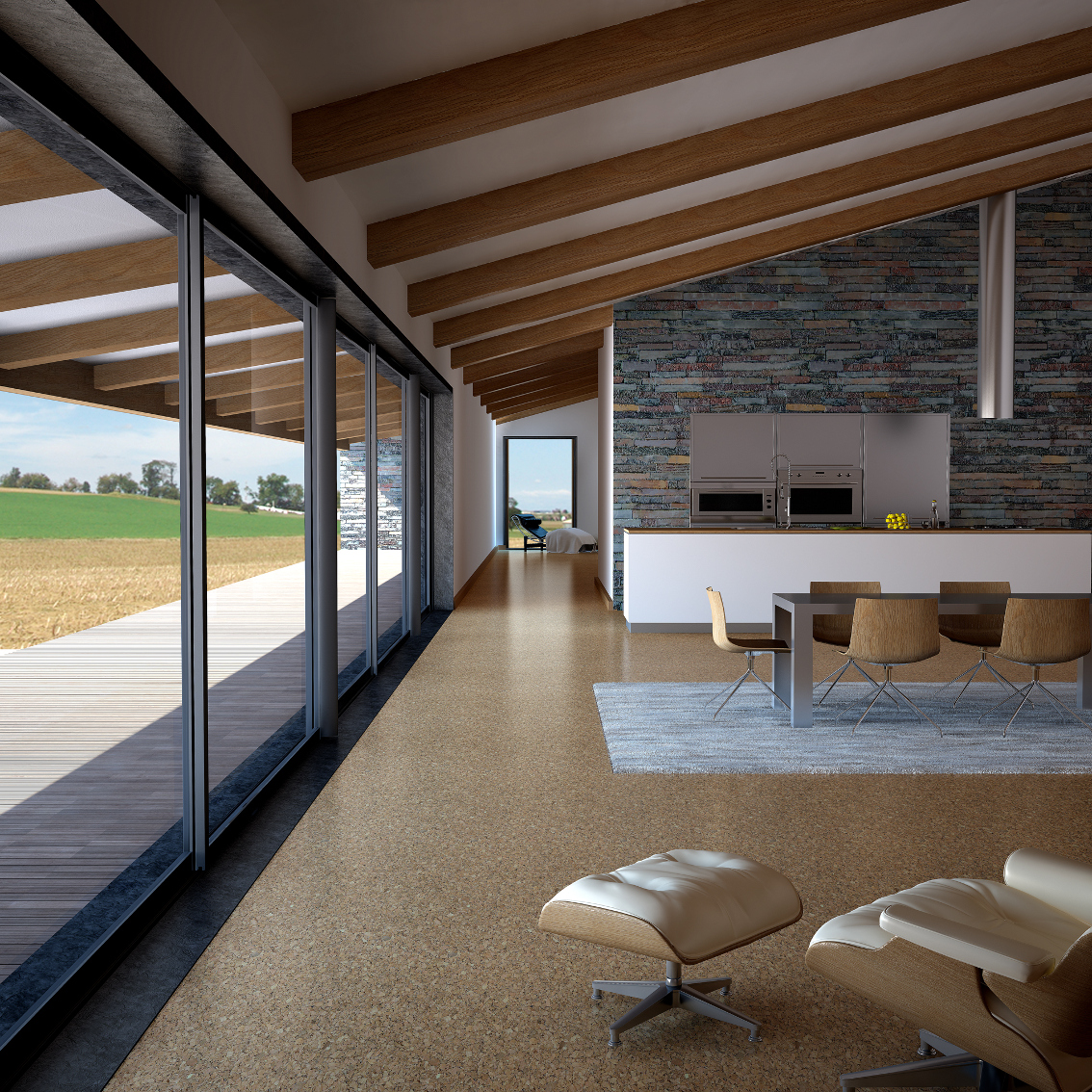 Vi blir mer og mer opptatte av materialvalg. Det skal være naturlig og bærekraftig. Kanskje er det en av grunnene til at vi ser en økning i populariteten til 70-tallets korkgulv.