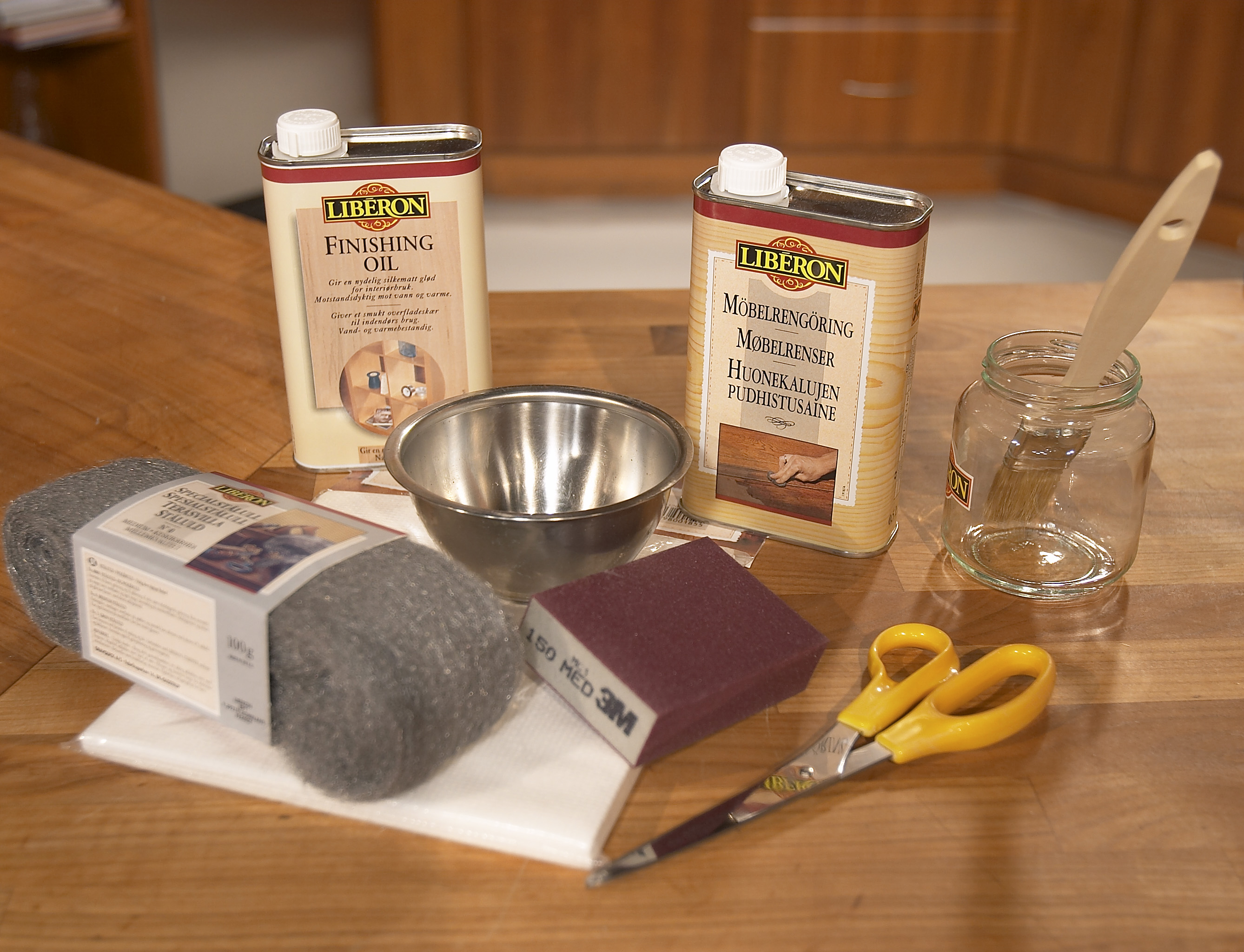 Nyoppusset benkeplate i Wenches kjøkken