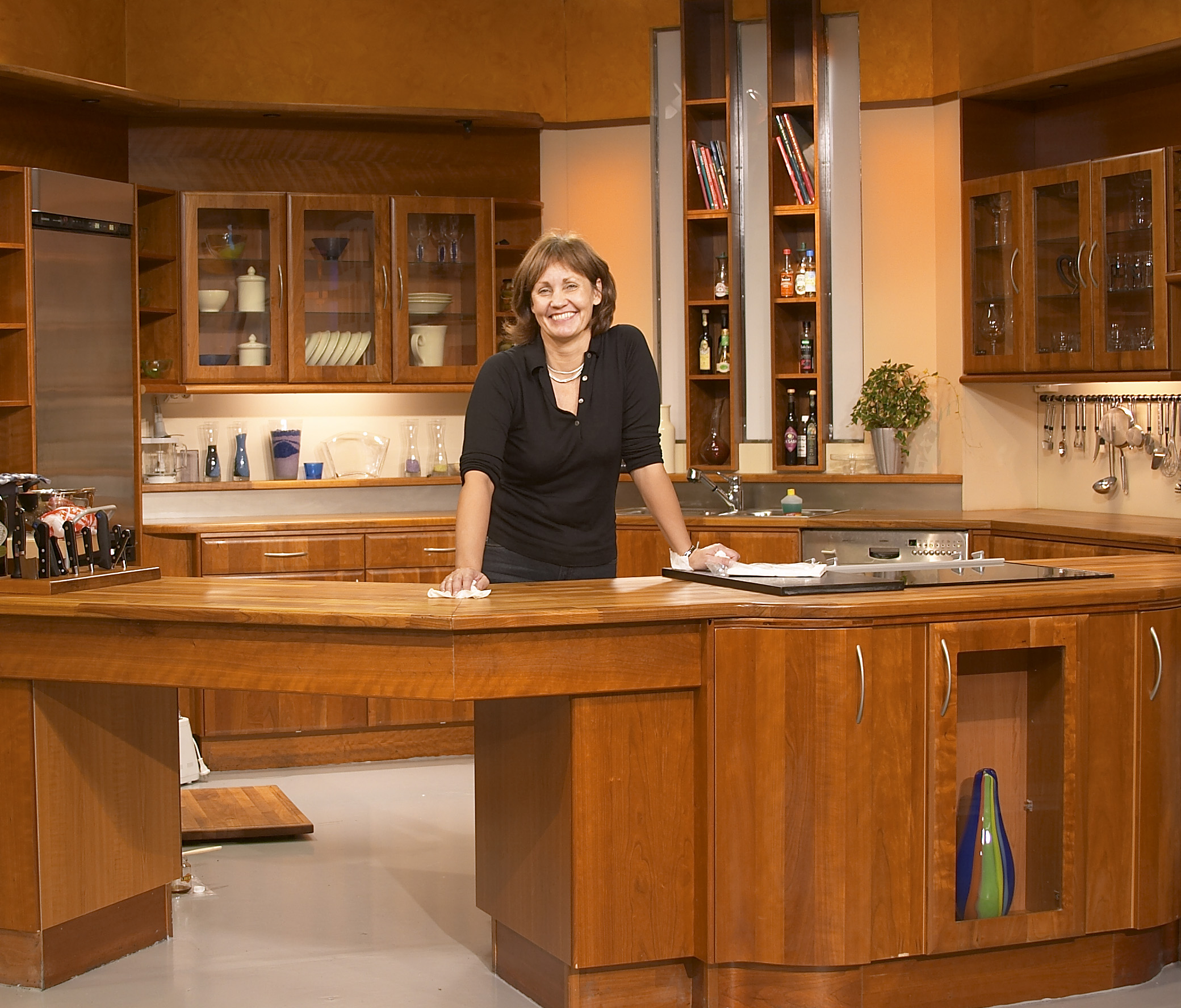 Nyoppusset benkeplate i Wenches kjøkken